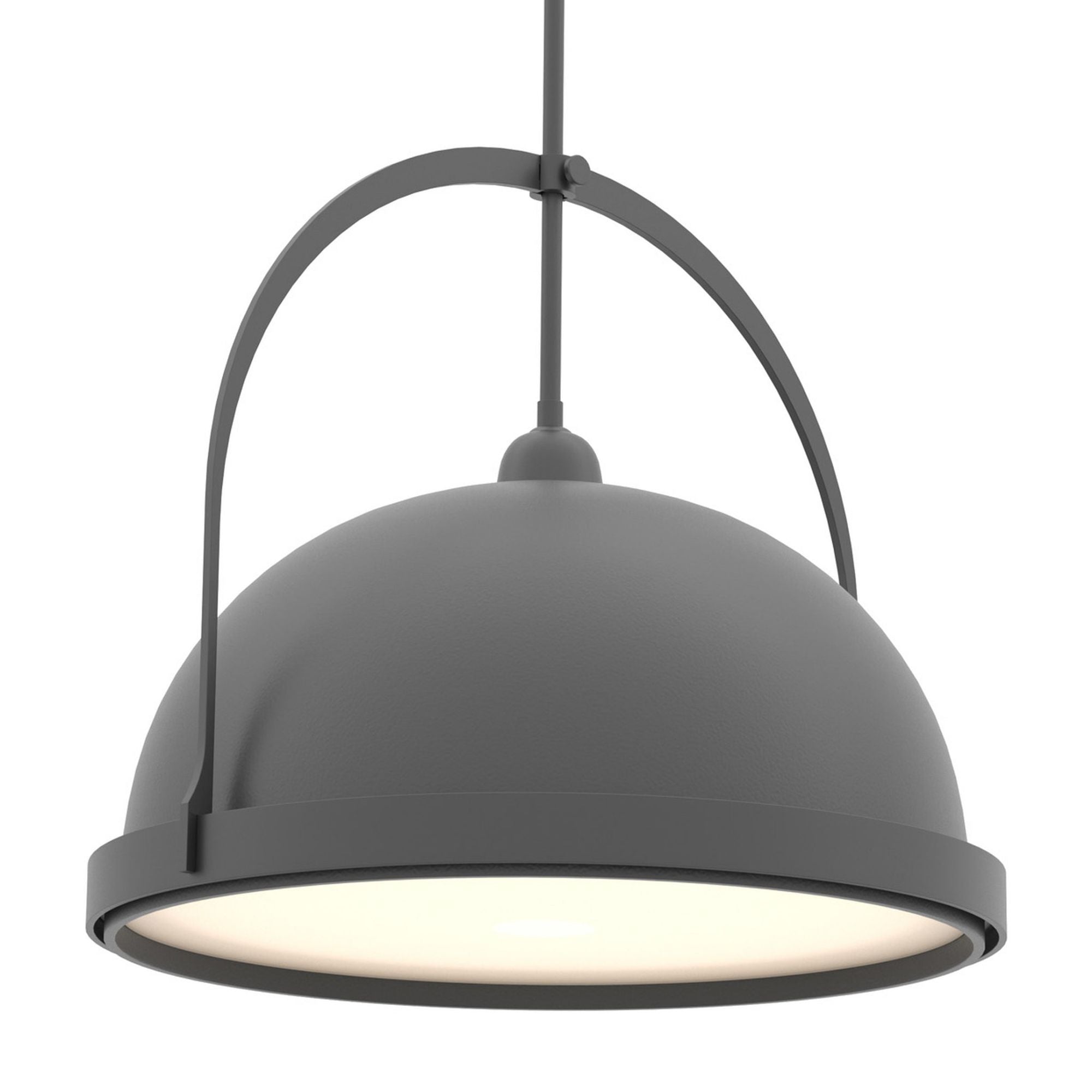 Atlas Large Pendant 1-Light Black Accent in Black