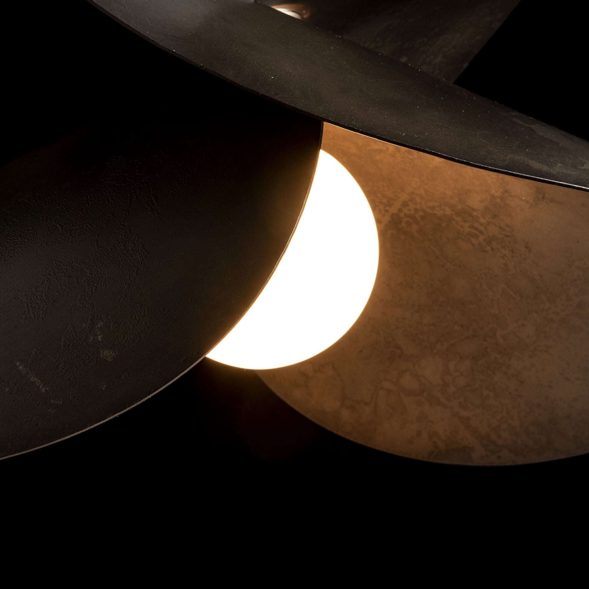 Hibiscus Large Pendant 1-Light in Dark Smoke