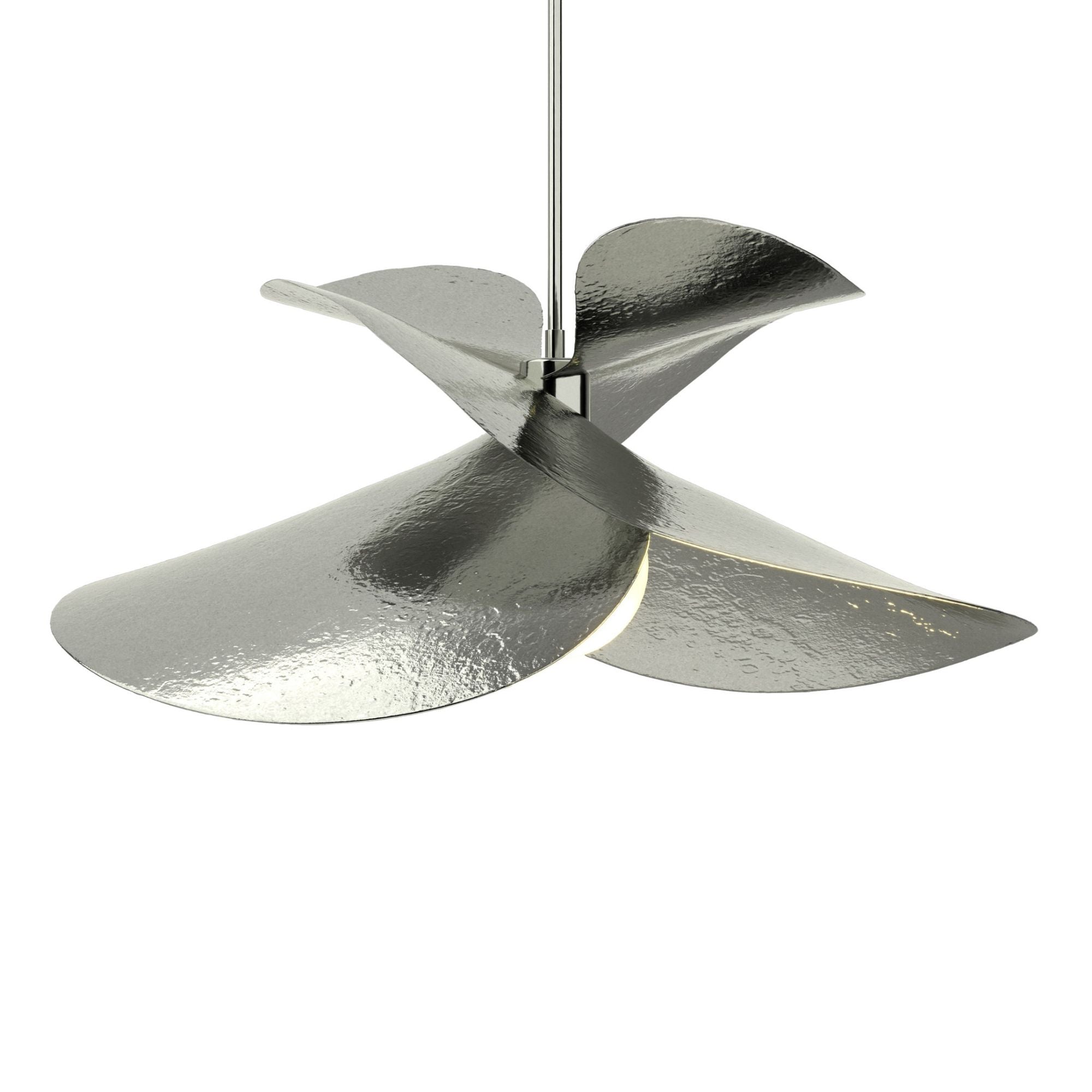 Hibiscus Large Pendant 1-Light in Sterling