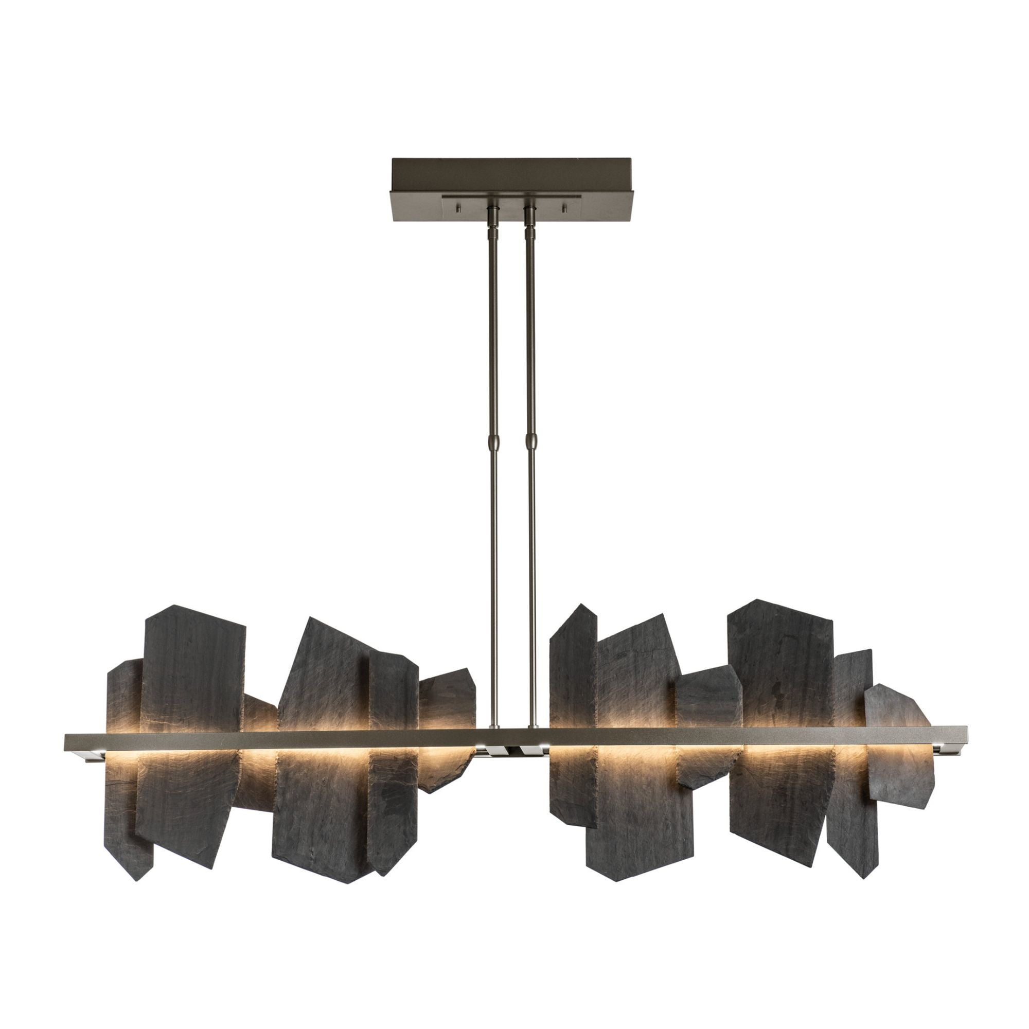 Ardesia Linear LED Pendant Slate LED in Oil Rubbed Bronze