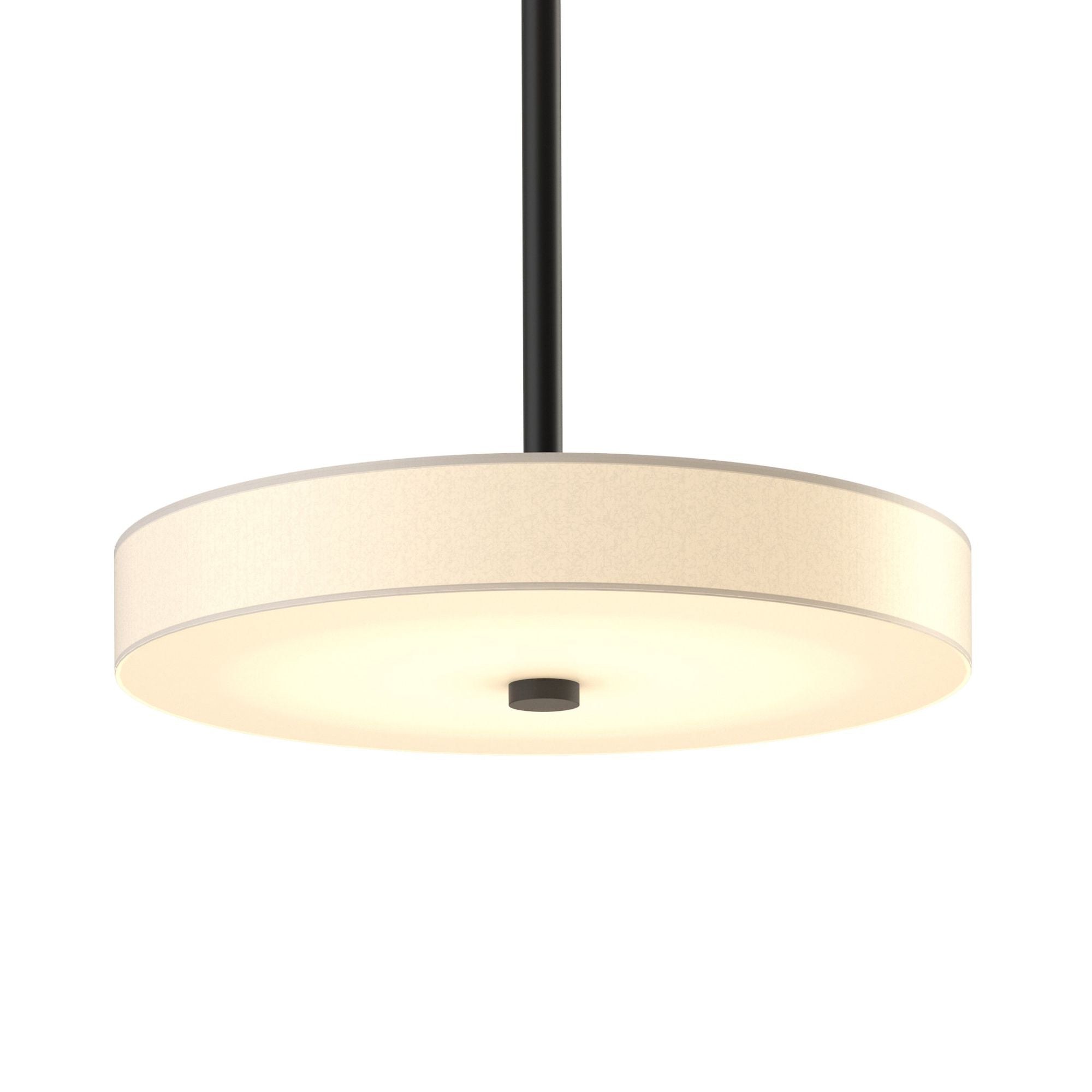 Disq LED Pendant LED Spun Frost (SH) in Black