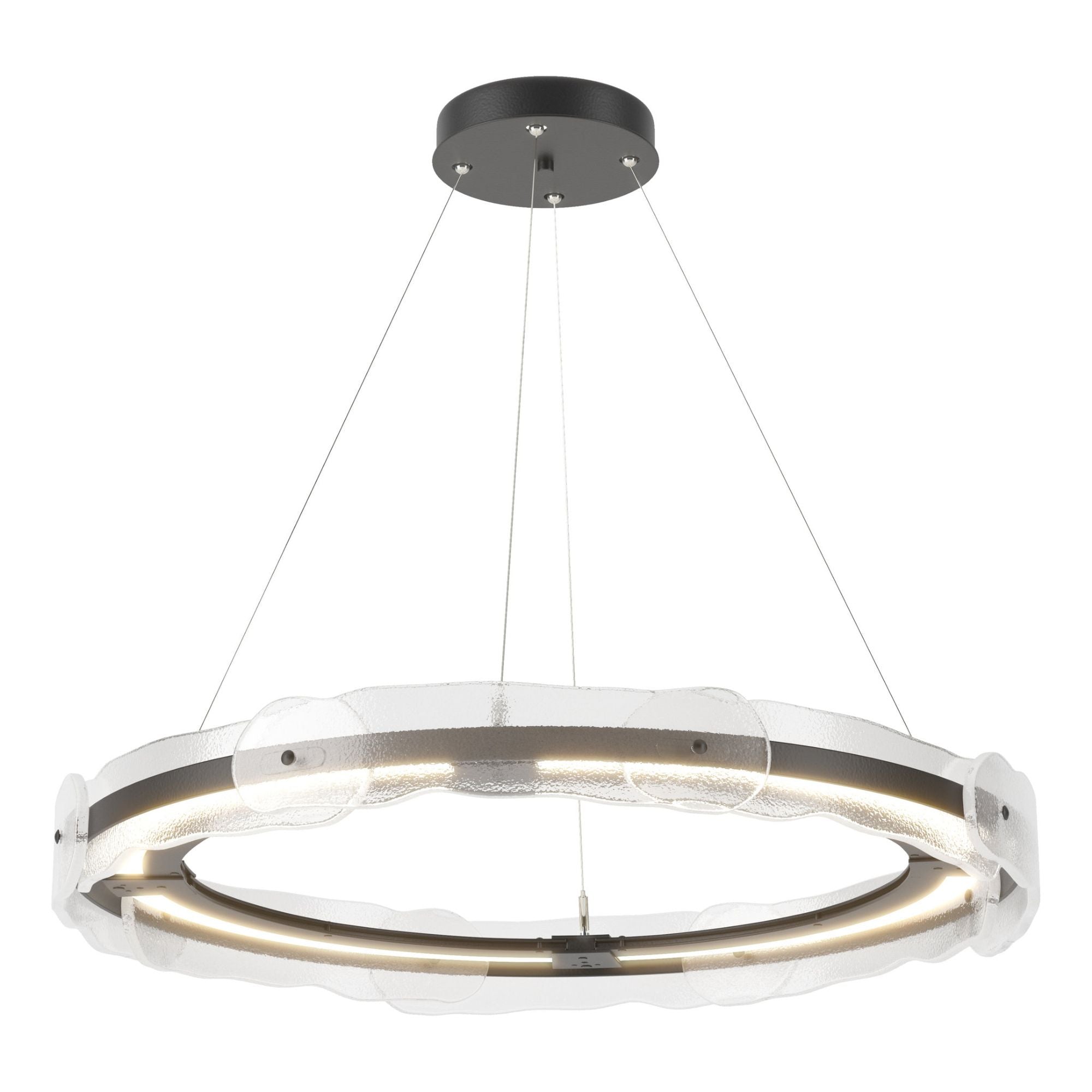 Solstice LED Pendant LED Clear Glass (ZM) in Black