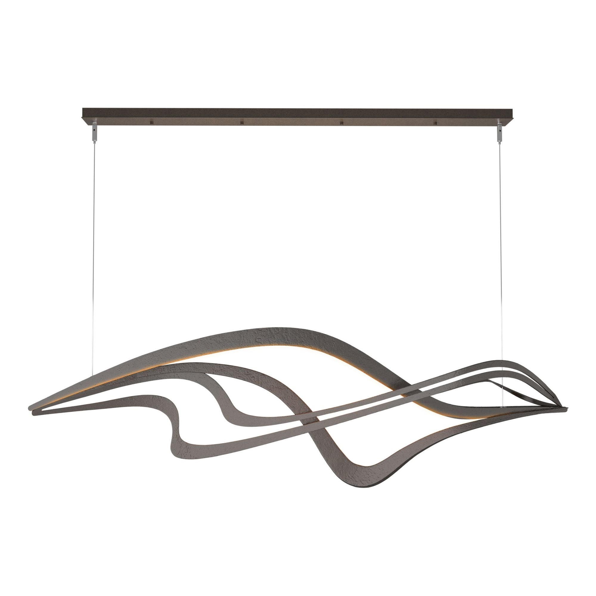Crossing Waves LED Pendant LED in Oil Rubbed Bronze