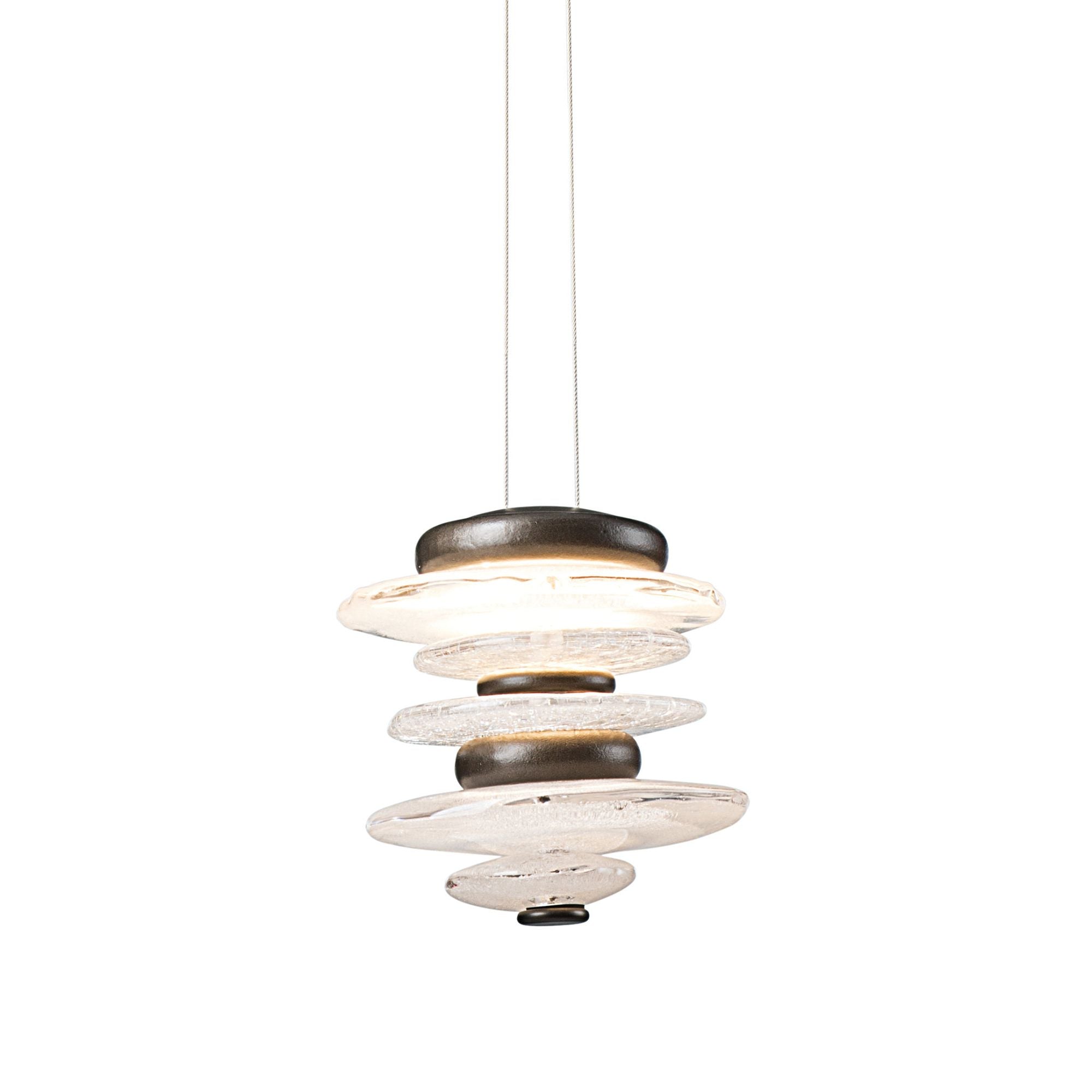 Cairn Mini Pendant LED in Dark Smoke