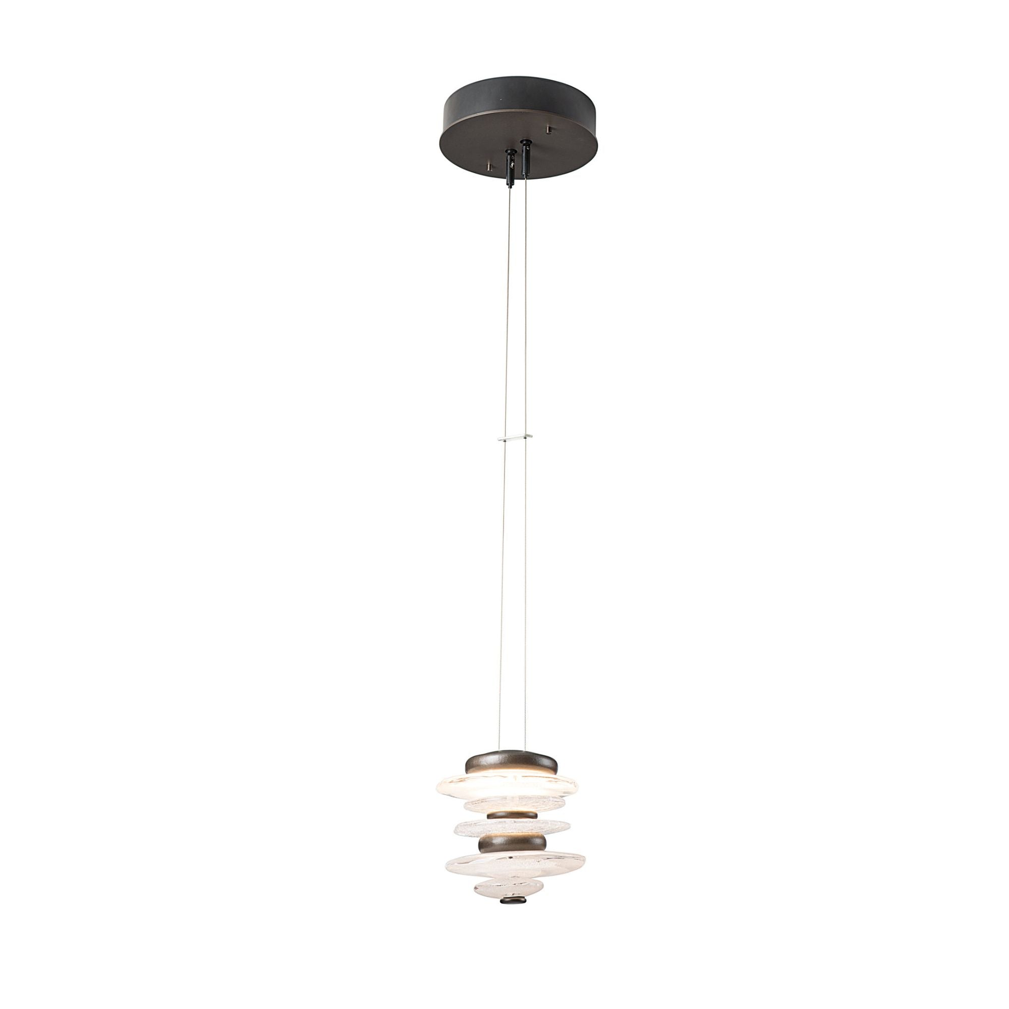 Cairn Mini Pendant LED in Dark Smoke