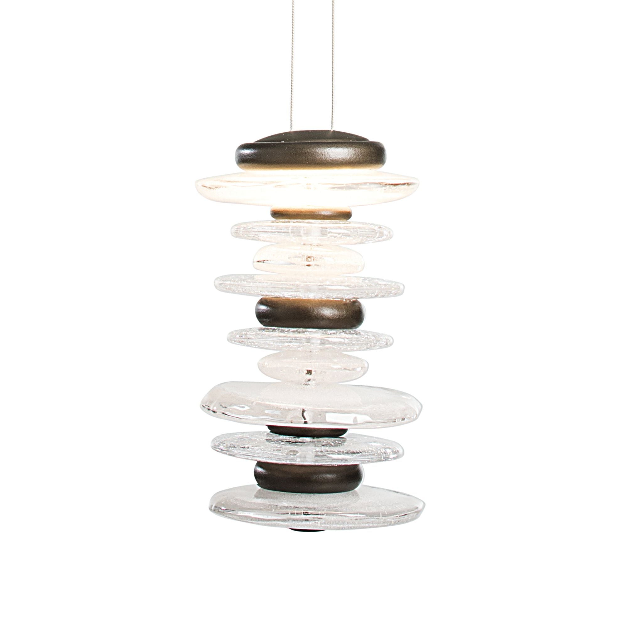 Cairn Large Mini Pendant LED in Dark Smoke