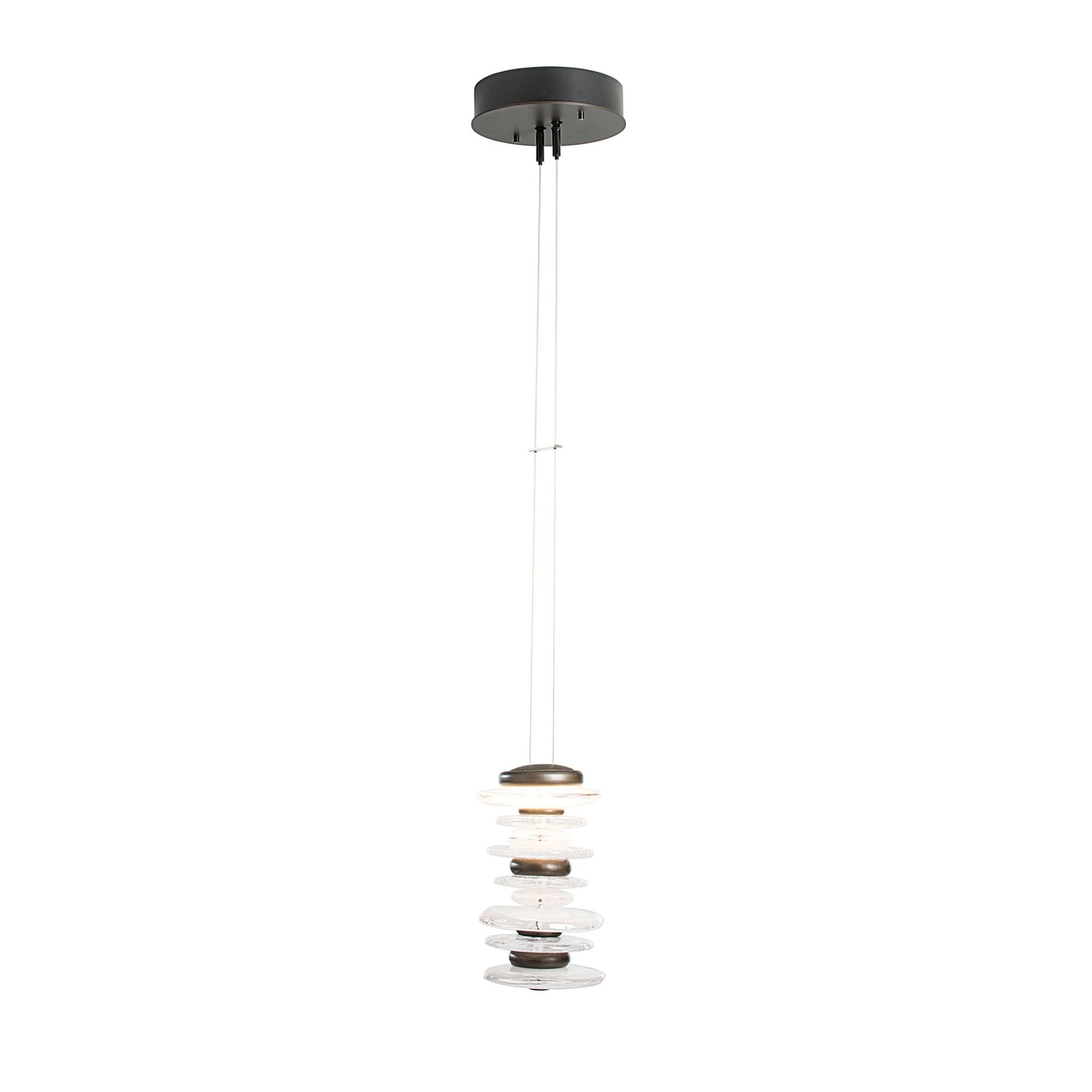 Cairn Large Mini Pendant LED in Dark Smoke