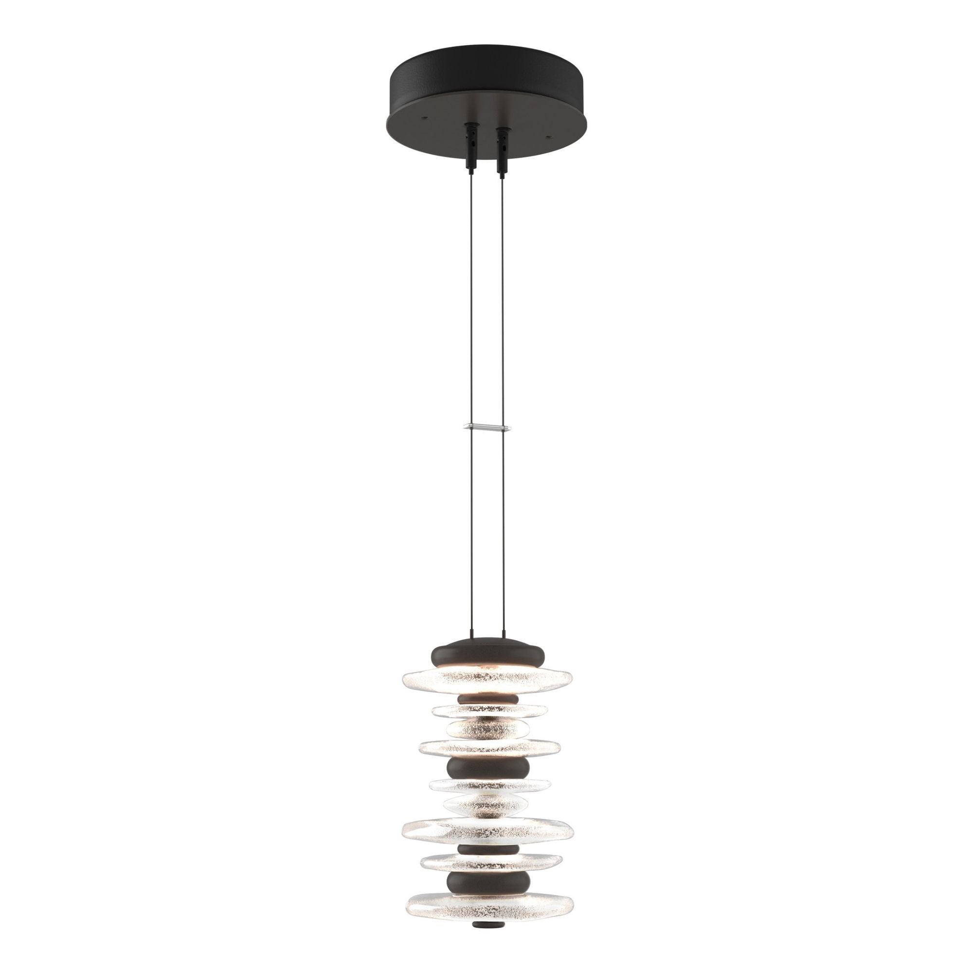 Cairn Large Mini Pendant LED in Dark Smoke