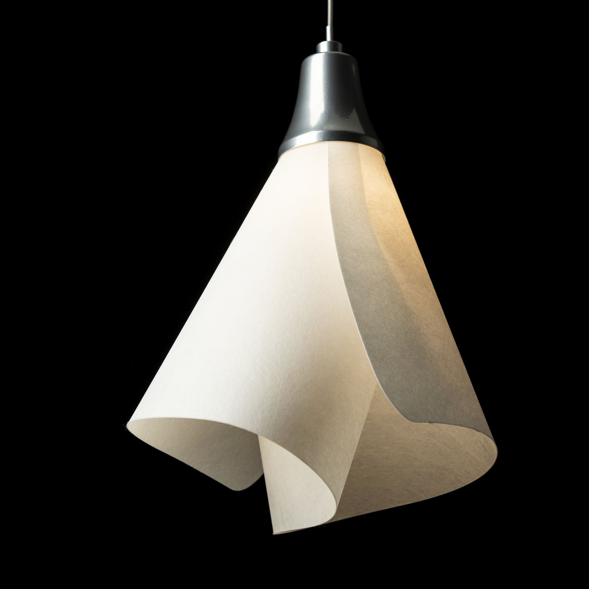 Mobius Low Voltage Mini Pendant 1-Light Spun Frost (SH) in Sterling