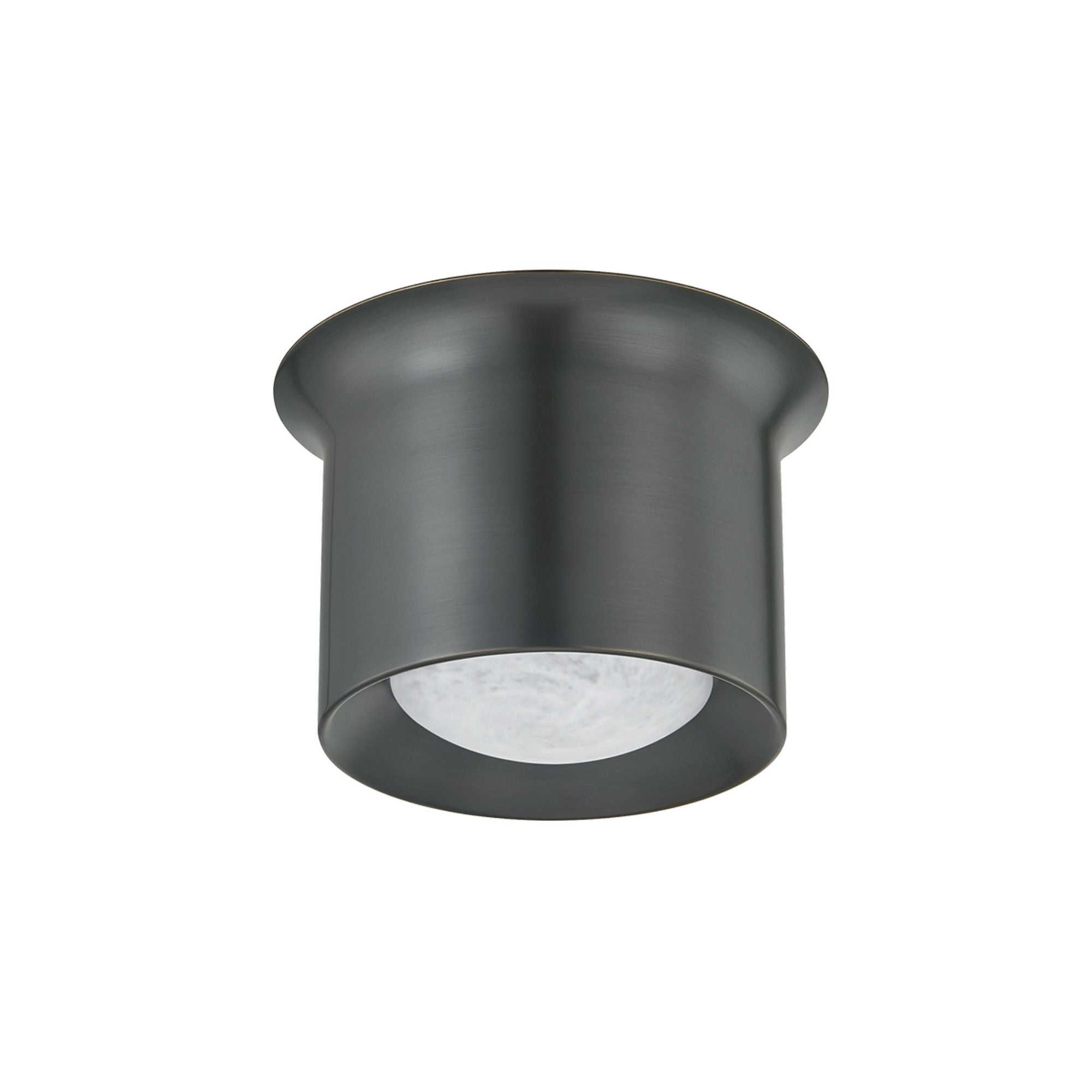 Noxon 1-Light Flush Mount in Distressed Bronze 7W x 5H
