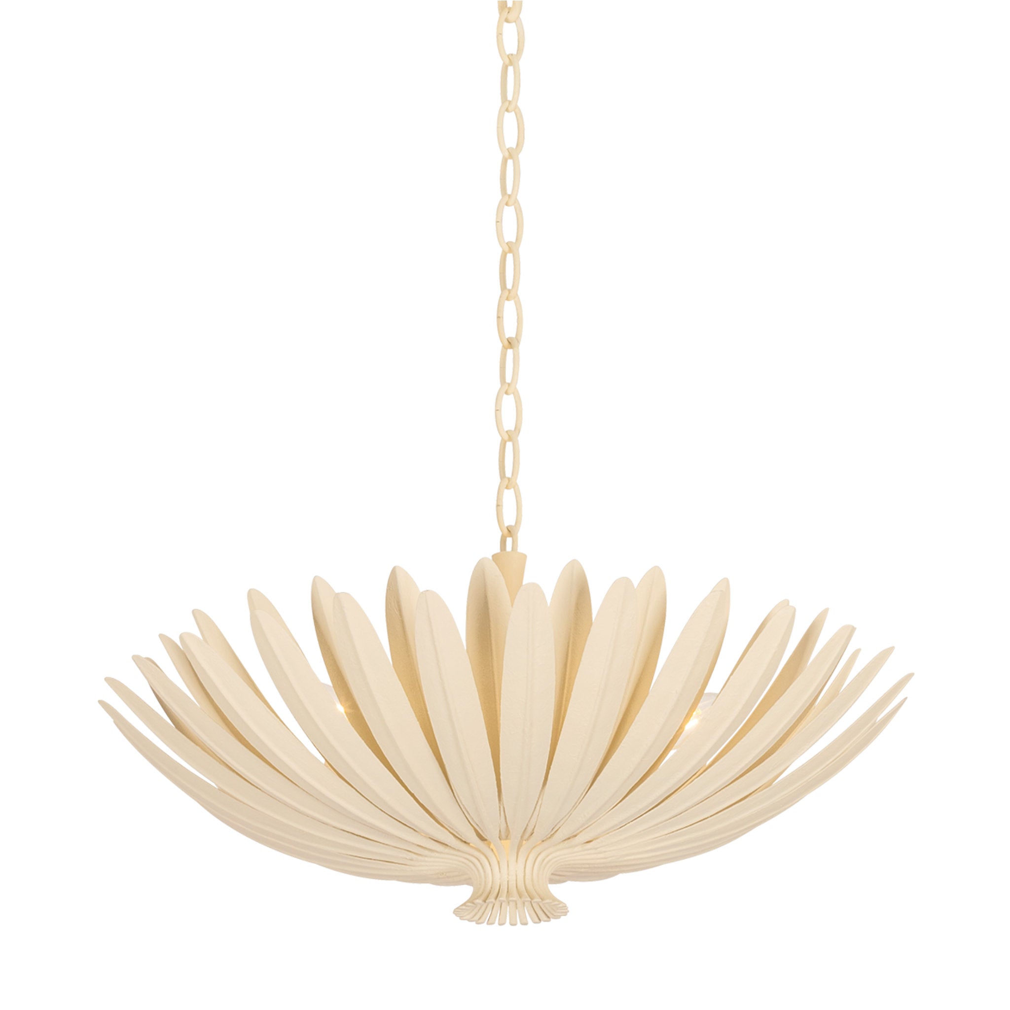 Whitfield 4-Light Chandelier in Cream Plaster 24W x 12.25H