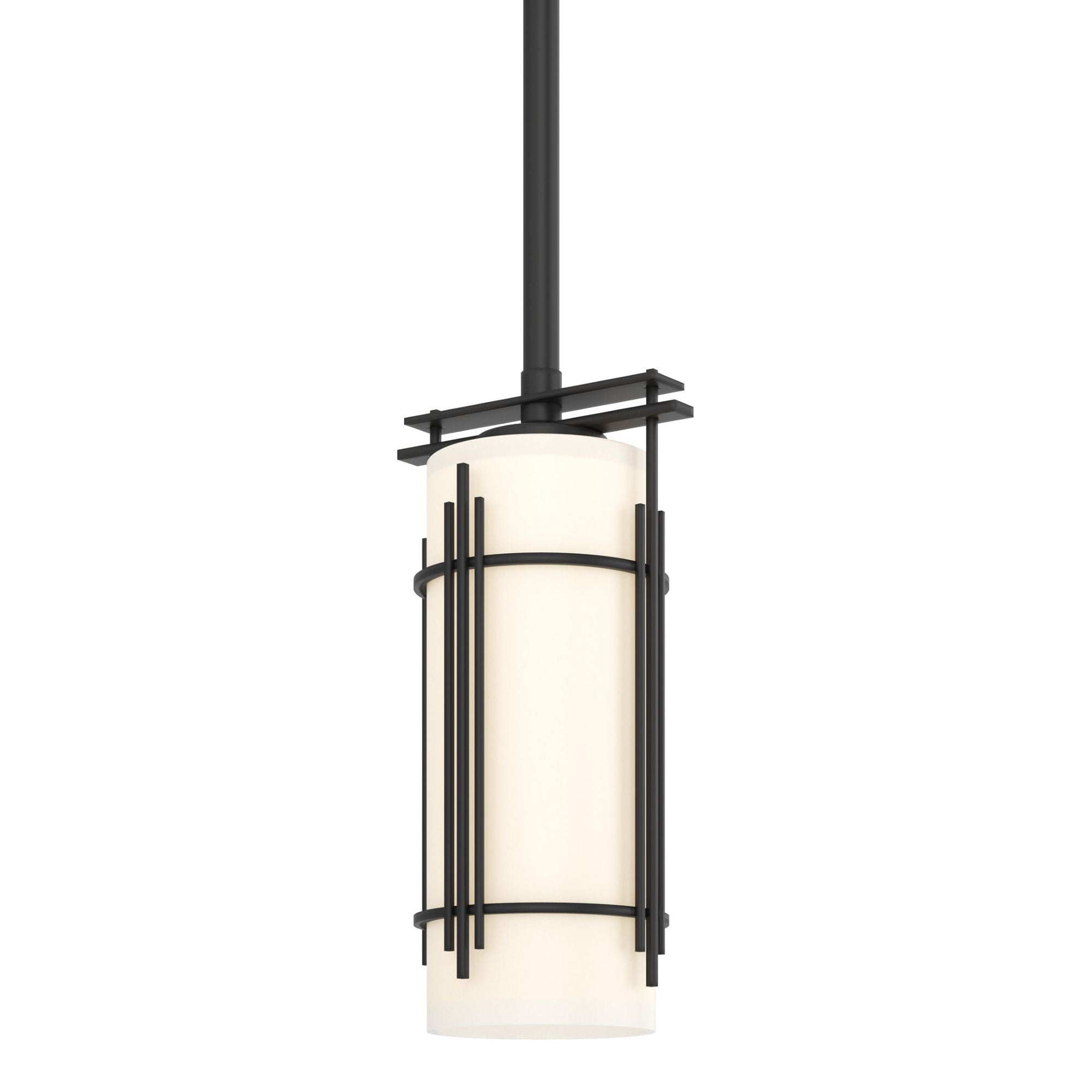 Paralline Mini Pendant 1-Light Opal Glass (GG) in Black