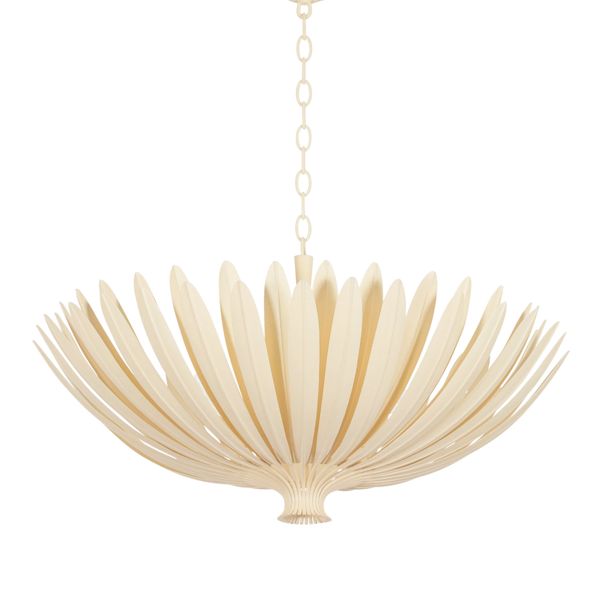 Whitfield 8-Light Chandelier in Cream Plaster 35.5W x 18.25H