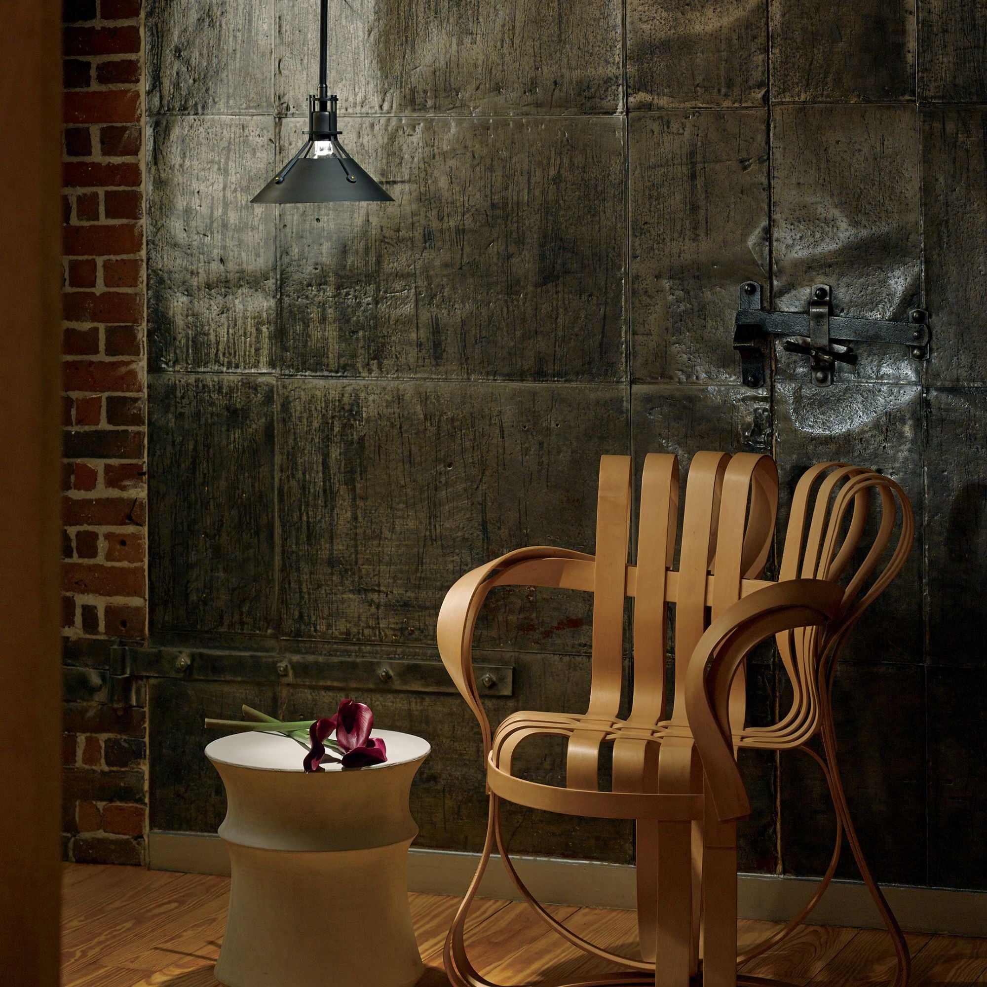 Henry Mini Pendant 1-Light Black Accent in Black
