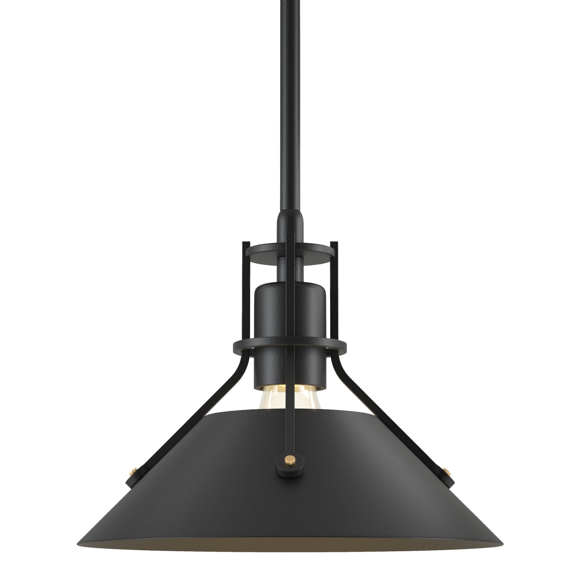 Henry Mini Pendant 1-Light Black Accent in Black