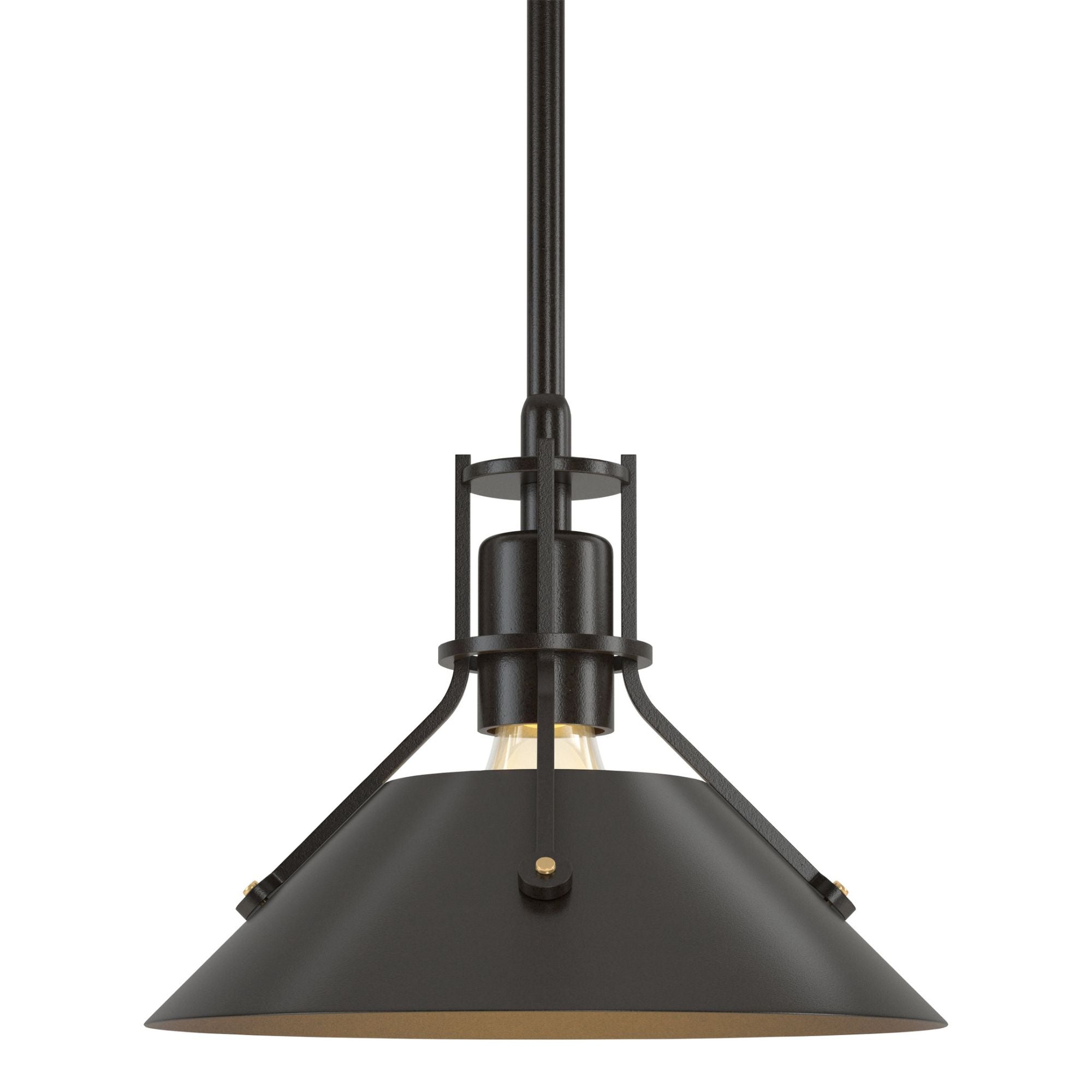 Henry Mini Pendant 1-Light Oil Rubbed Bronze Accent in Oil Rubbed Bronze