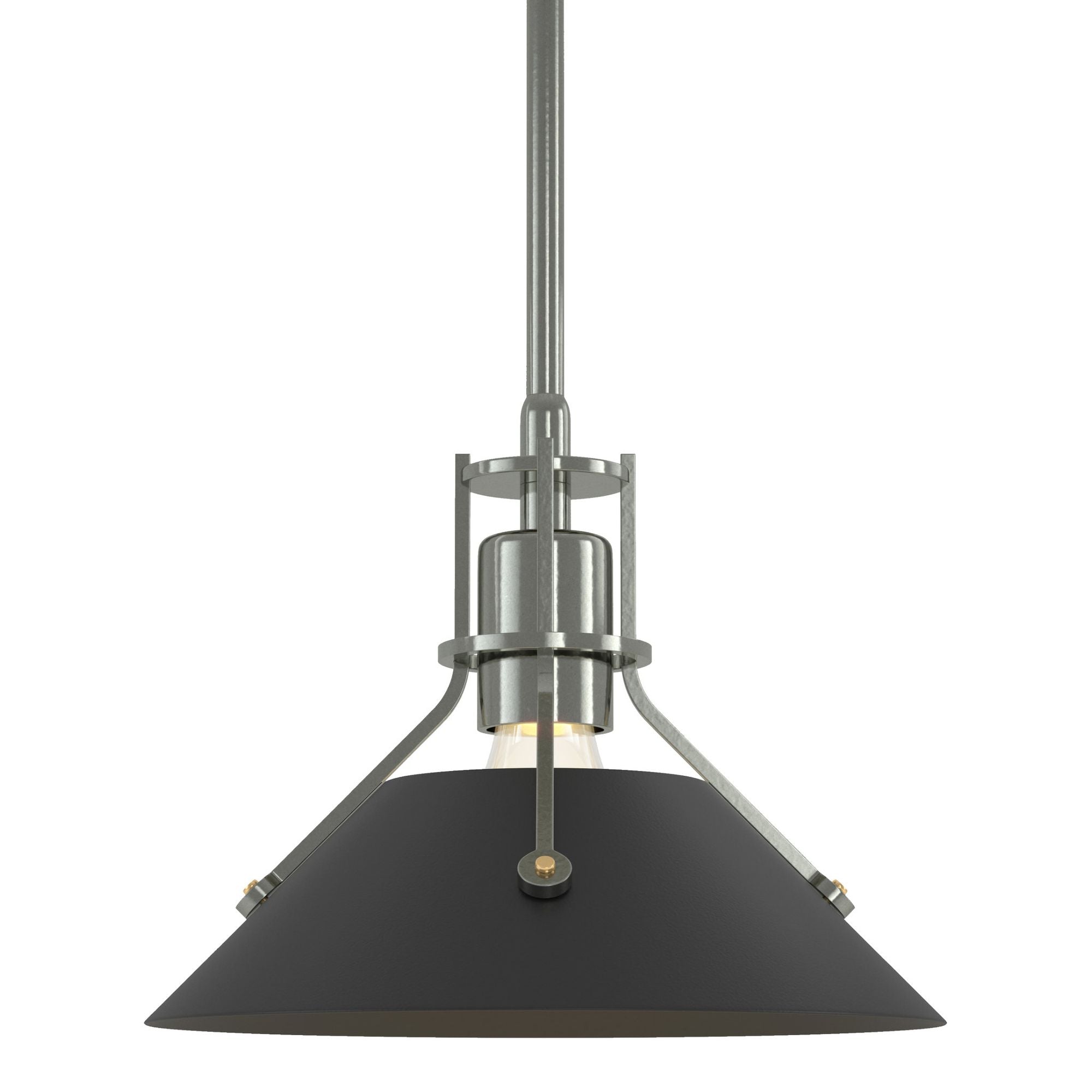 Henry Mini Pendant 1-Light Black Accent in Sterling