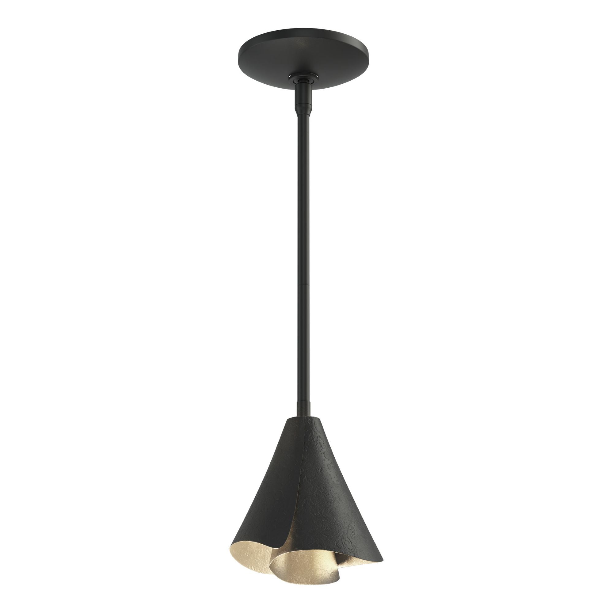 Mobius Steel Shade Mini Pendant 1-Light in Black