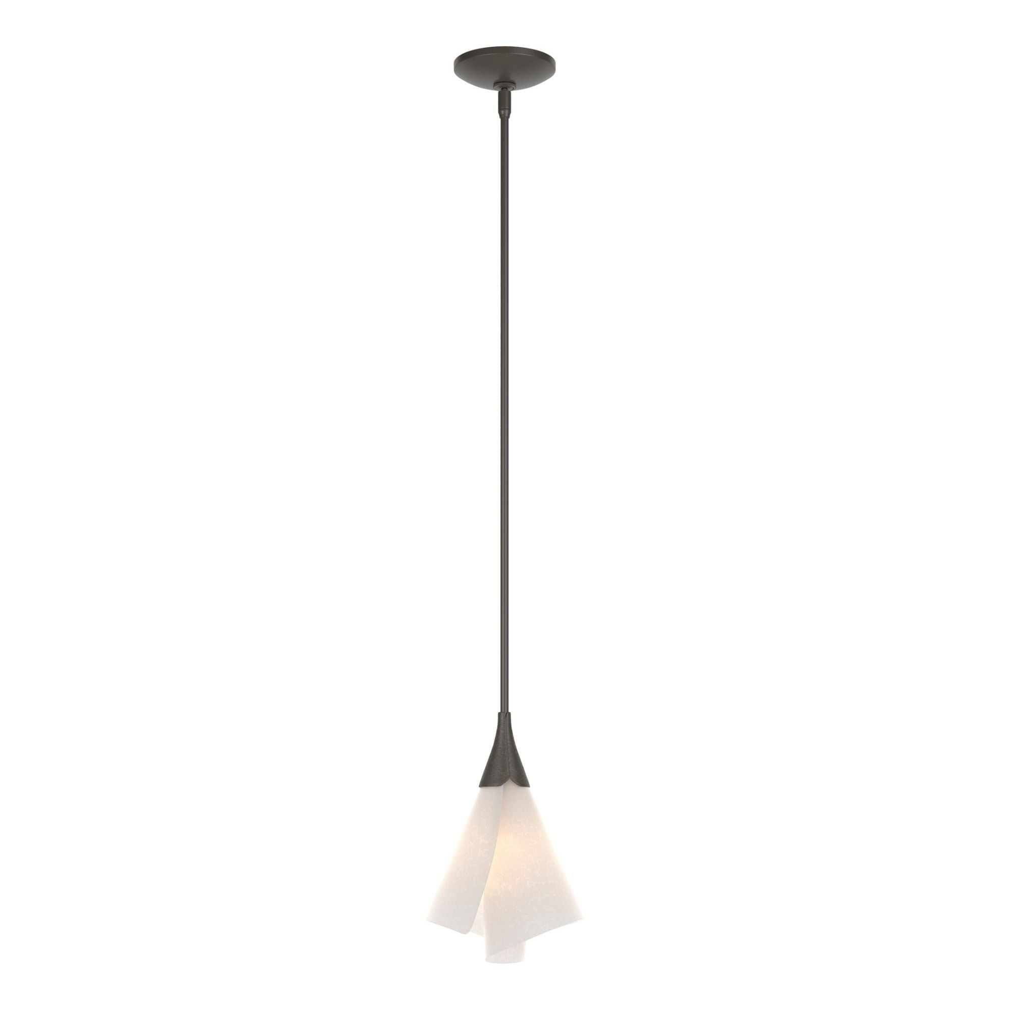 Mobius Mini Pendant 1-Light Spun Frost (SH) in Dark Smoke