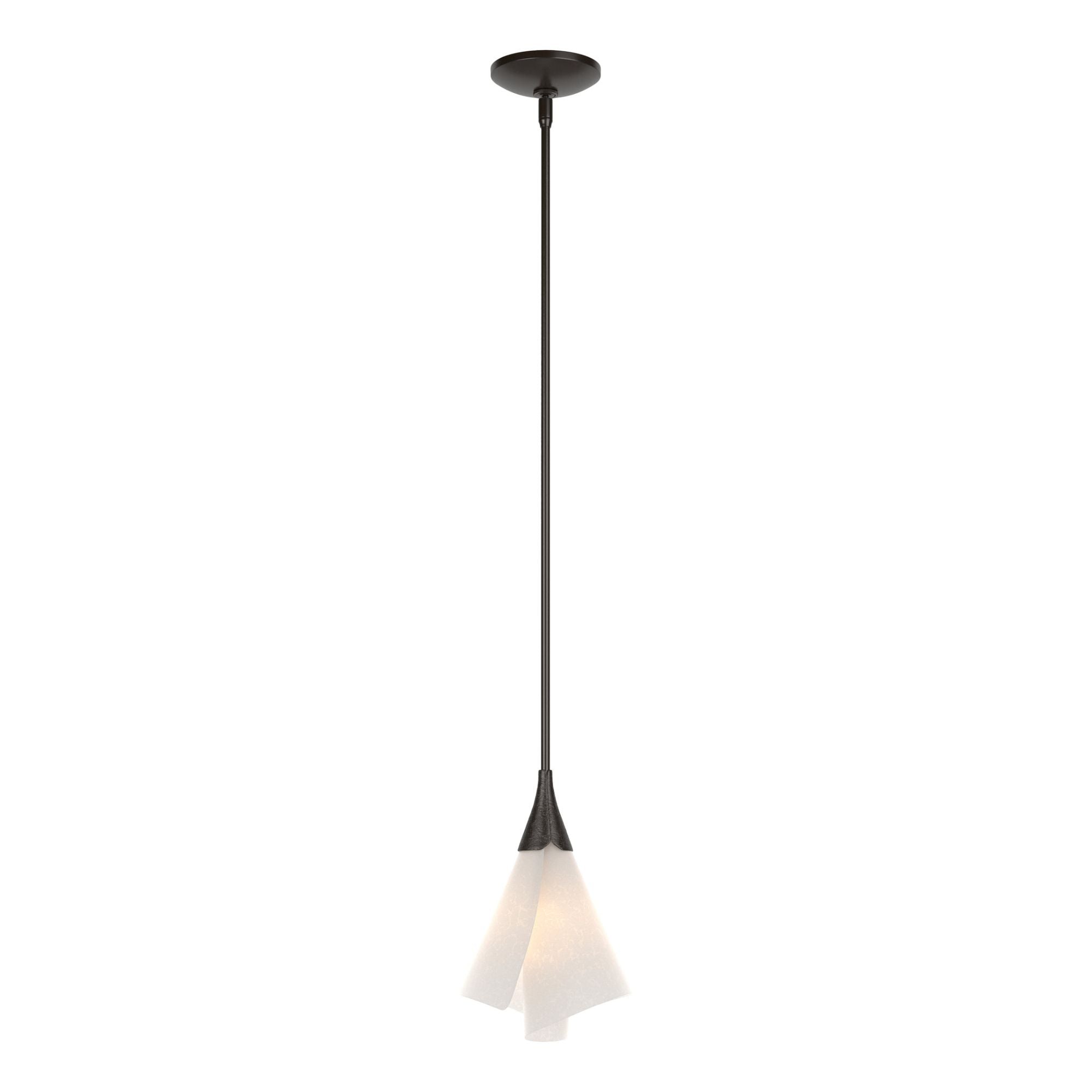 Mobius Mini Pendant 1-Light Spun Frost (SH) in Oil Rubbed Bronze