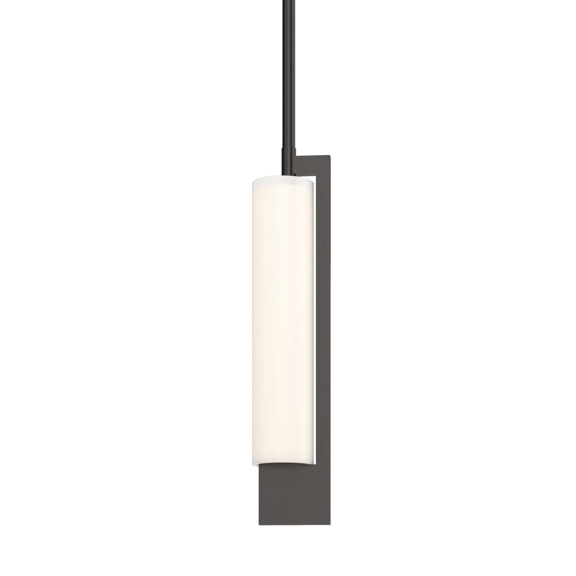 Axis Mini Pendant 1-Light Opal Glass (GG) in Oil Rubbed Bronze