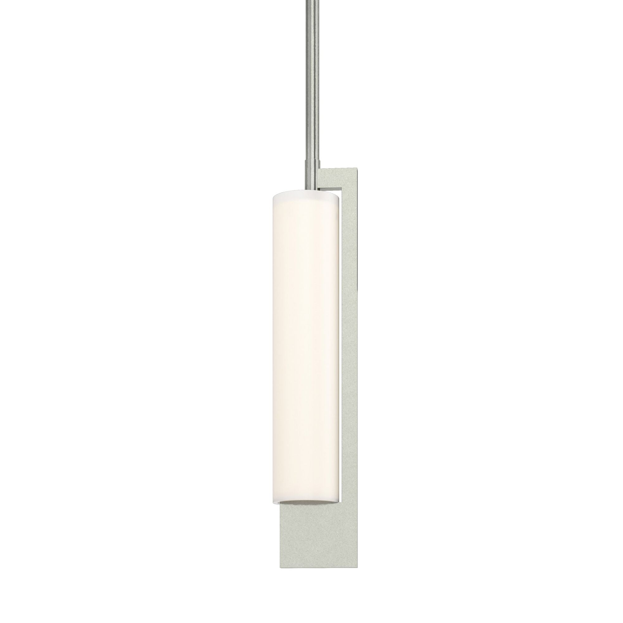 Axis Mini Pendant 1-Light Opal Glass (GG) in Sterling