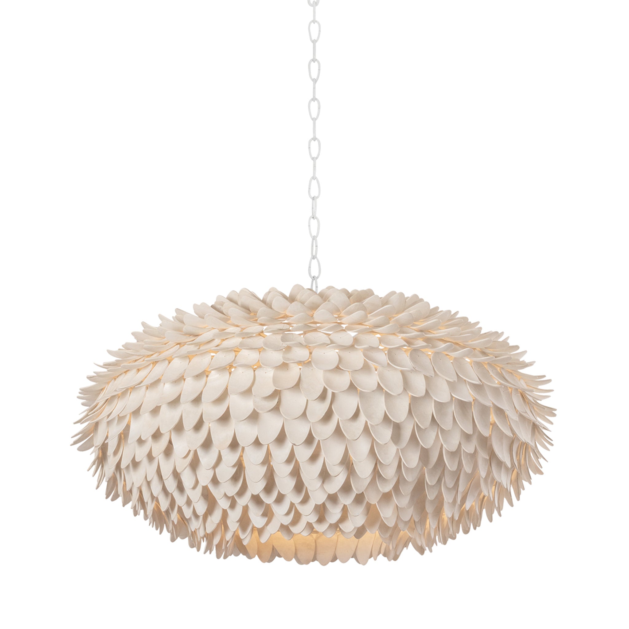 Alsen 6-Light Pendant in White Plaster 36.5W x 19.5H