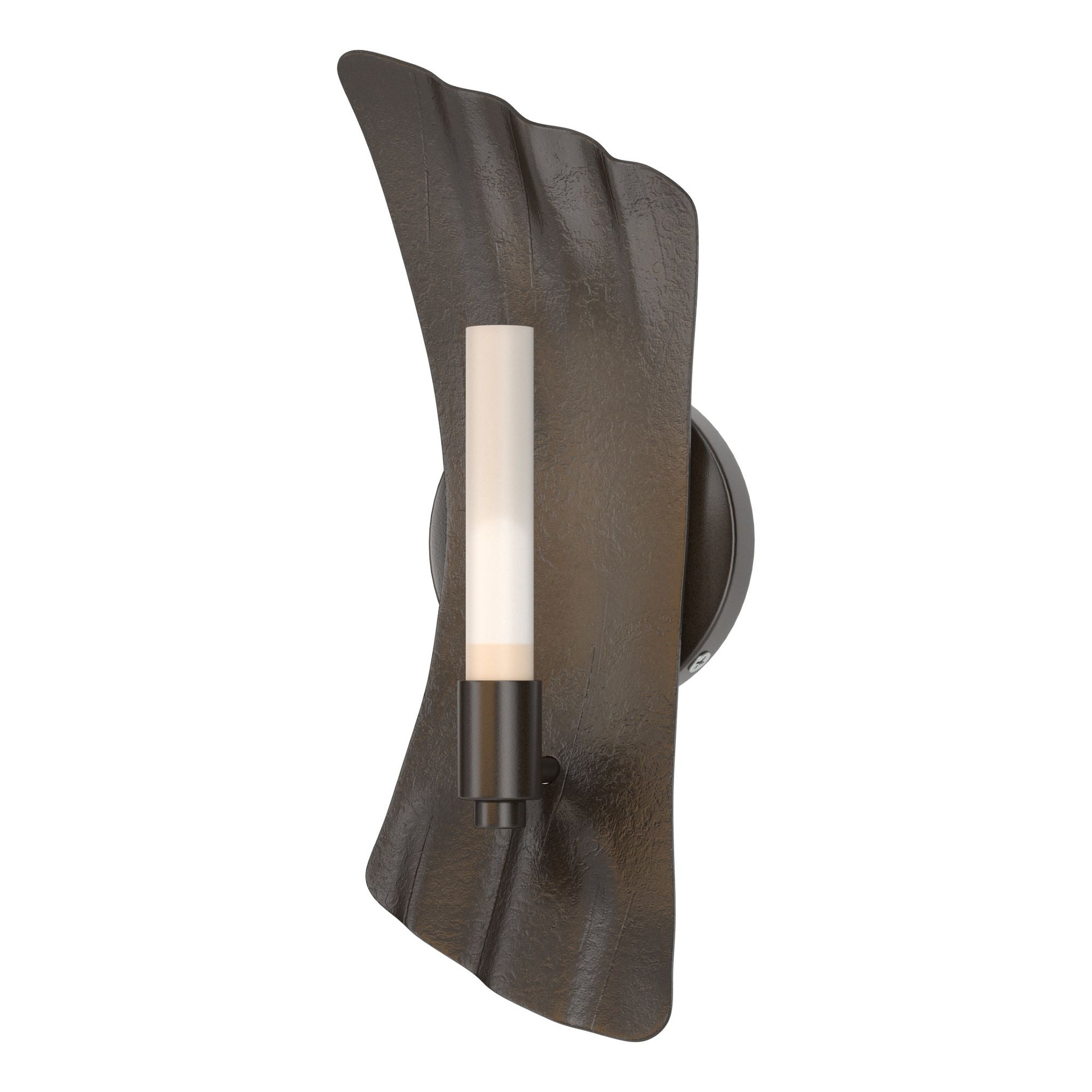 Crest 1-Light Sconce 1-Light Frosted Glass (FD) in Oil Rubbed Bronze