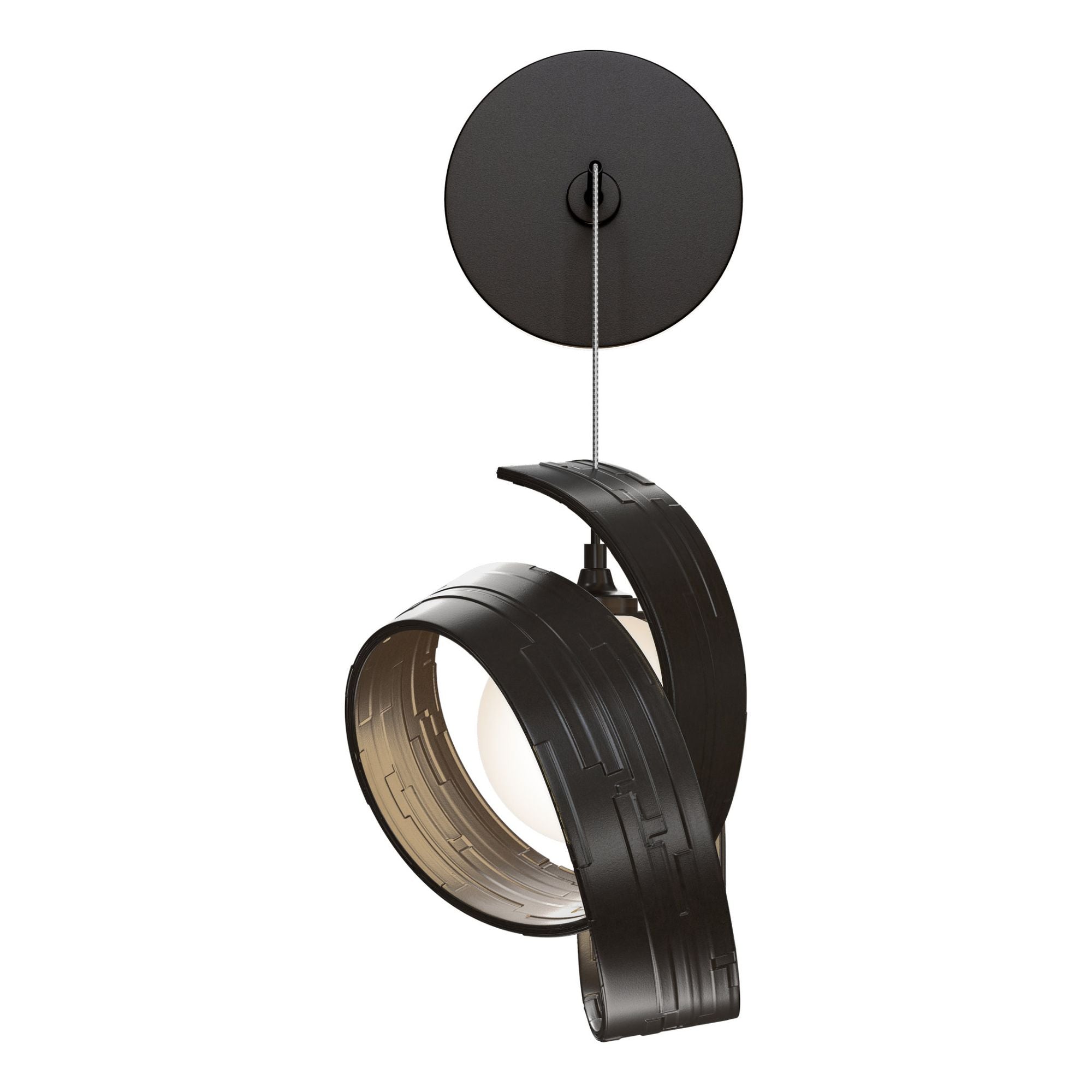 Riza Low Voltage Sconce 1-Light Opal Glass (GG) in Oil Rubbed Bronze