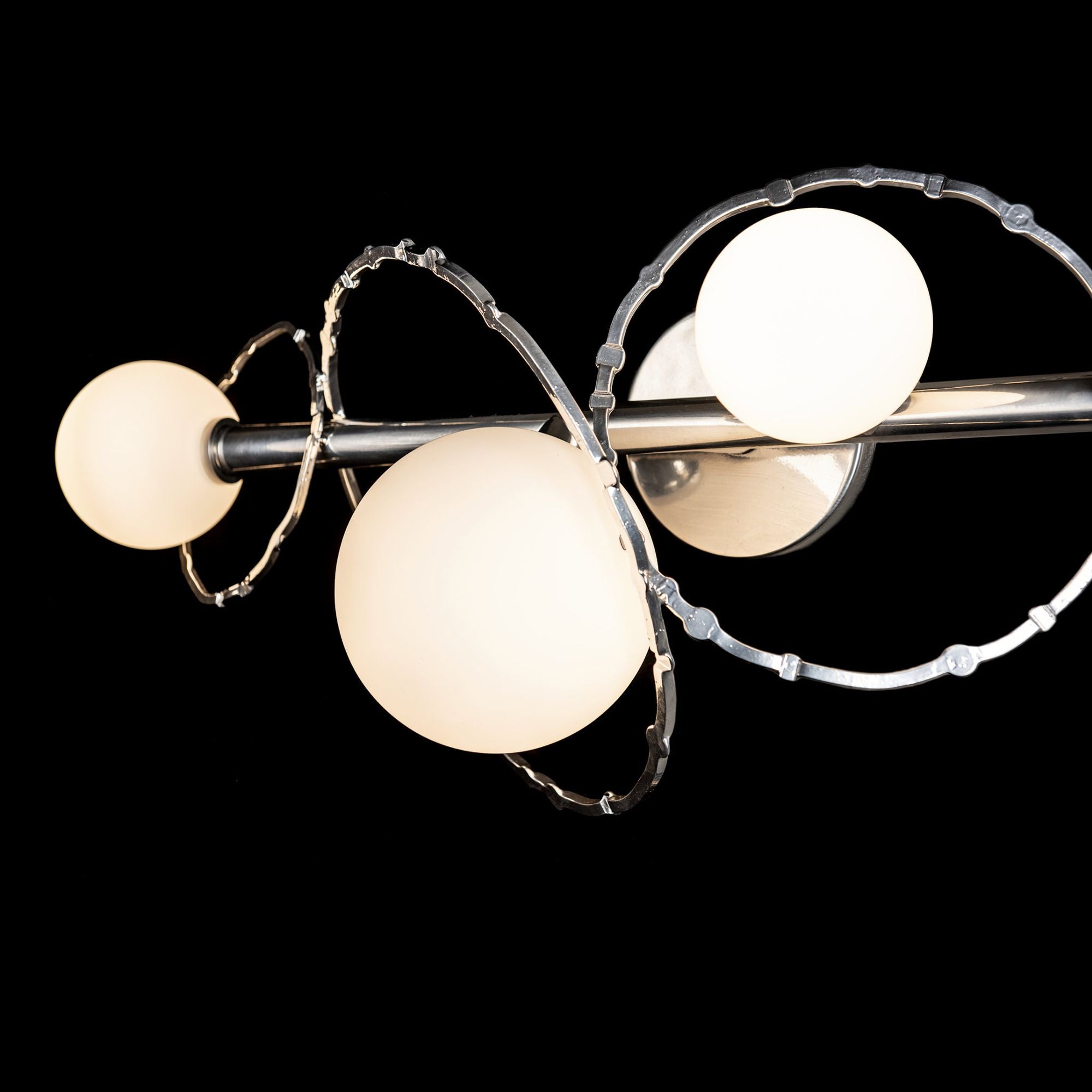 Olympus 4-Light Bath Sconce 4-Light Opal Glass (GG) in Sterling
