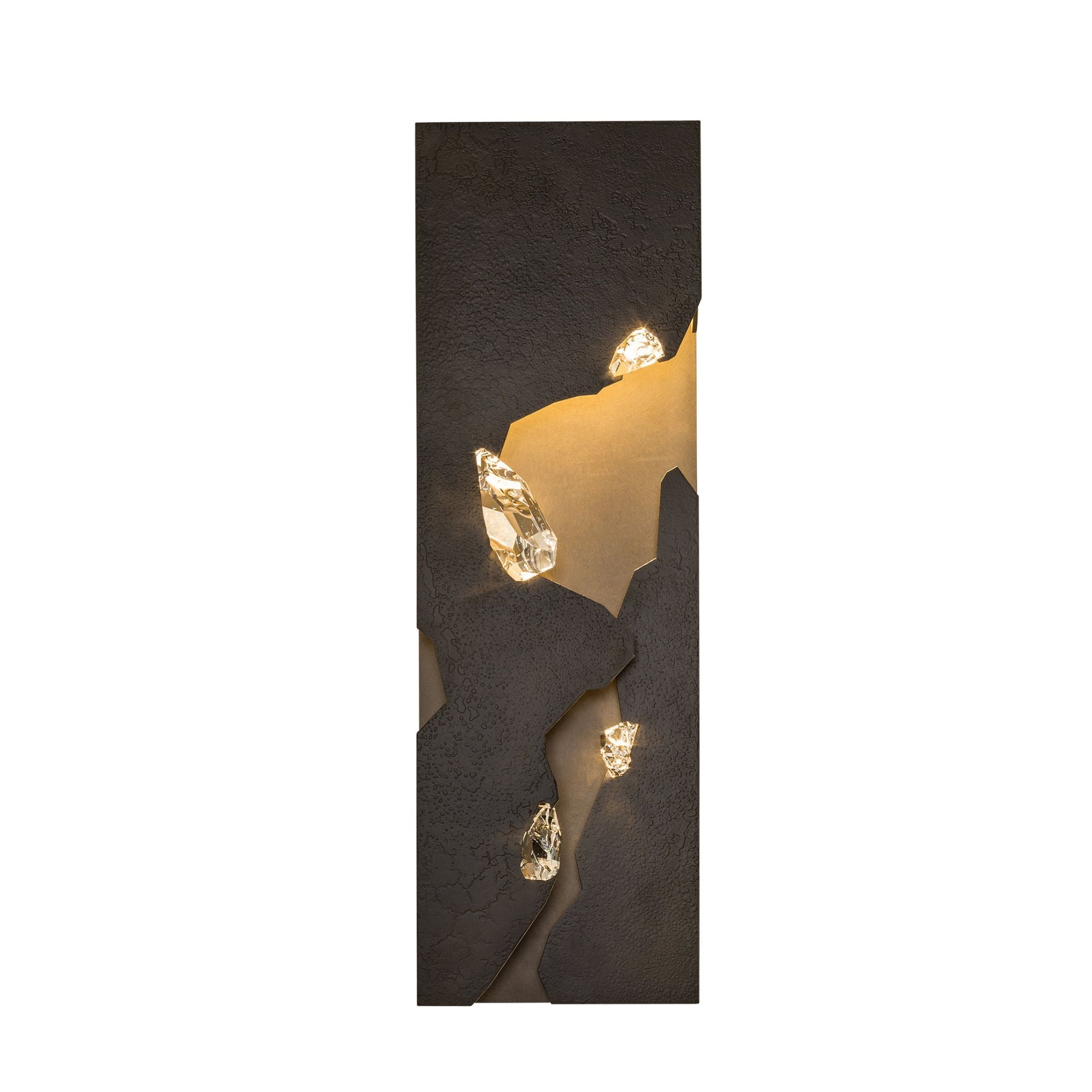 Trove LED Sconce Crystal LED in Dark Smoke