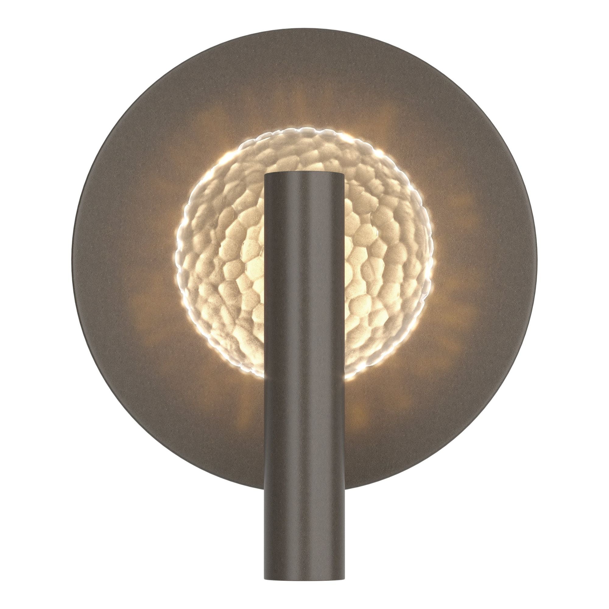 Solstice Sconce 1-Light Clear Glass (ZM) in Dark Smoke