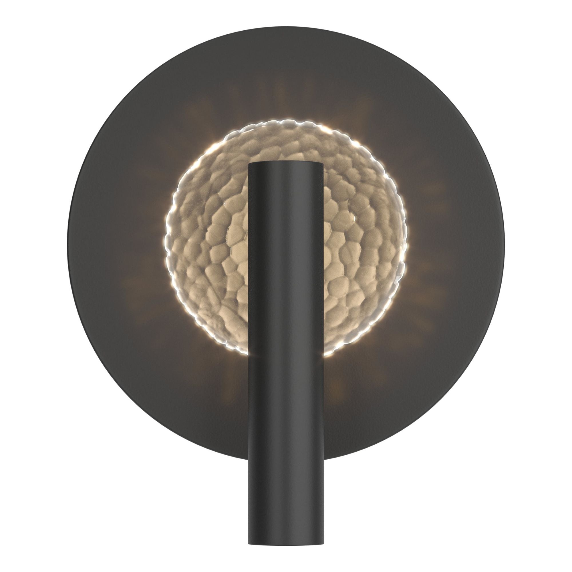 Solstice Sconce 1-Light Clear Glass (ZM) in Black