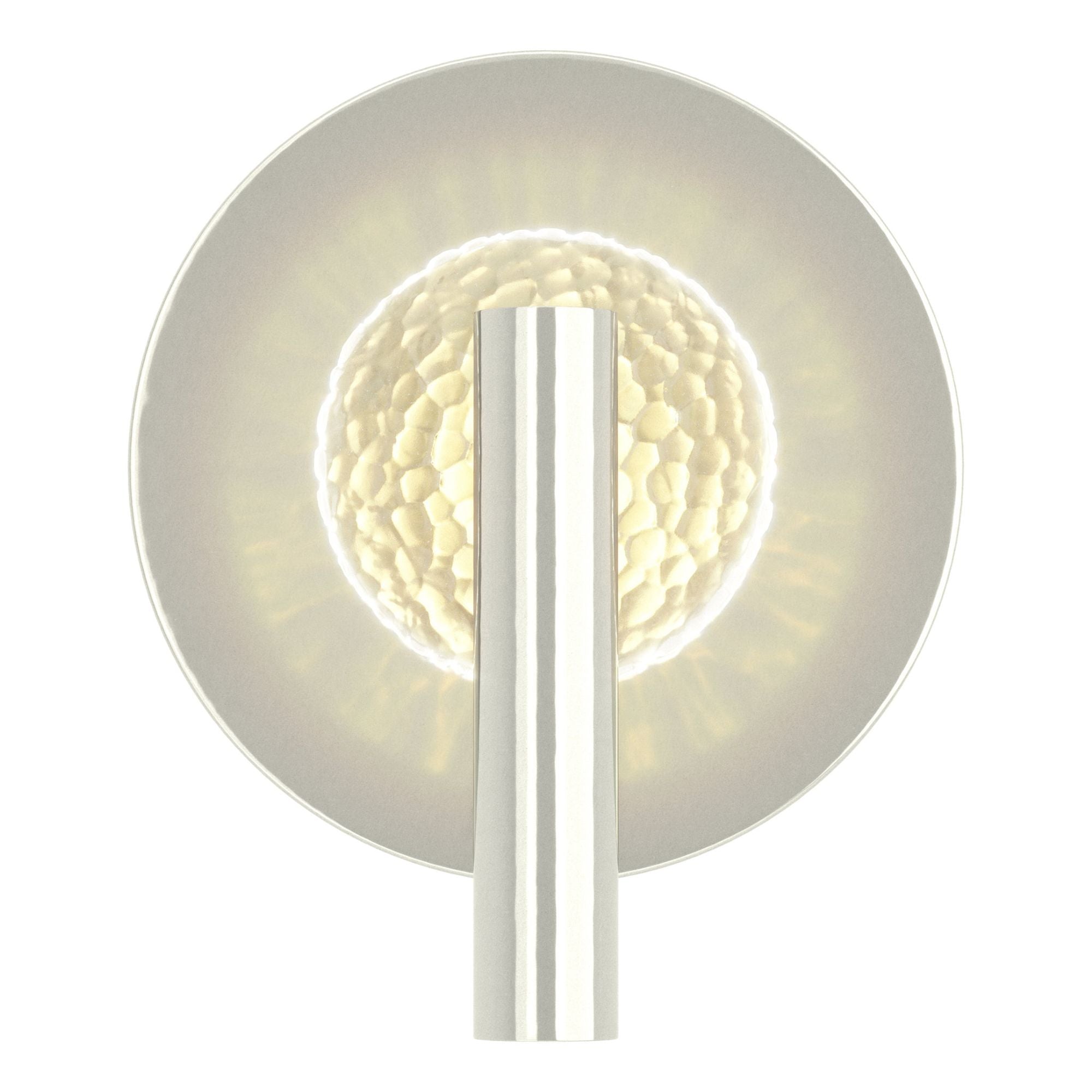 Solstice Sconce 1-Light Clear Glass (ZM) in Sterling