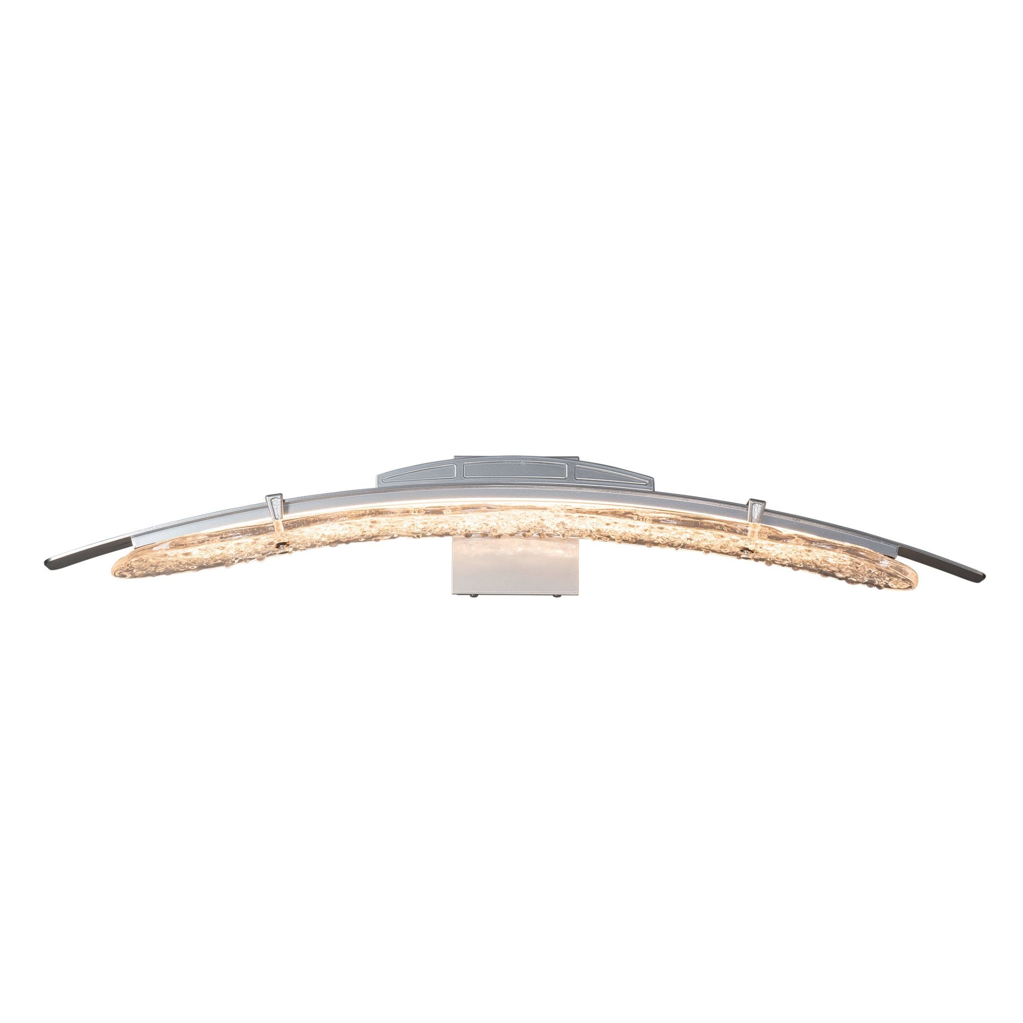 Glissade LED Bath Sconce LED Clear Glass (ZM) in Sterling