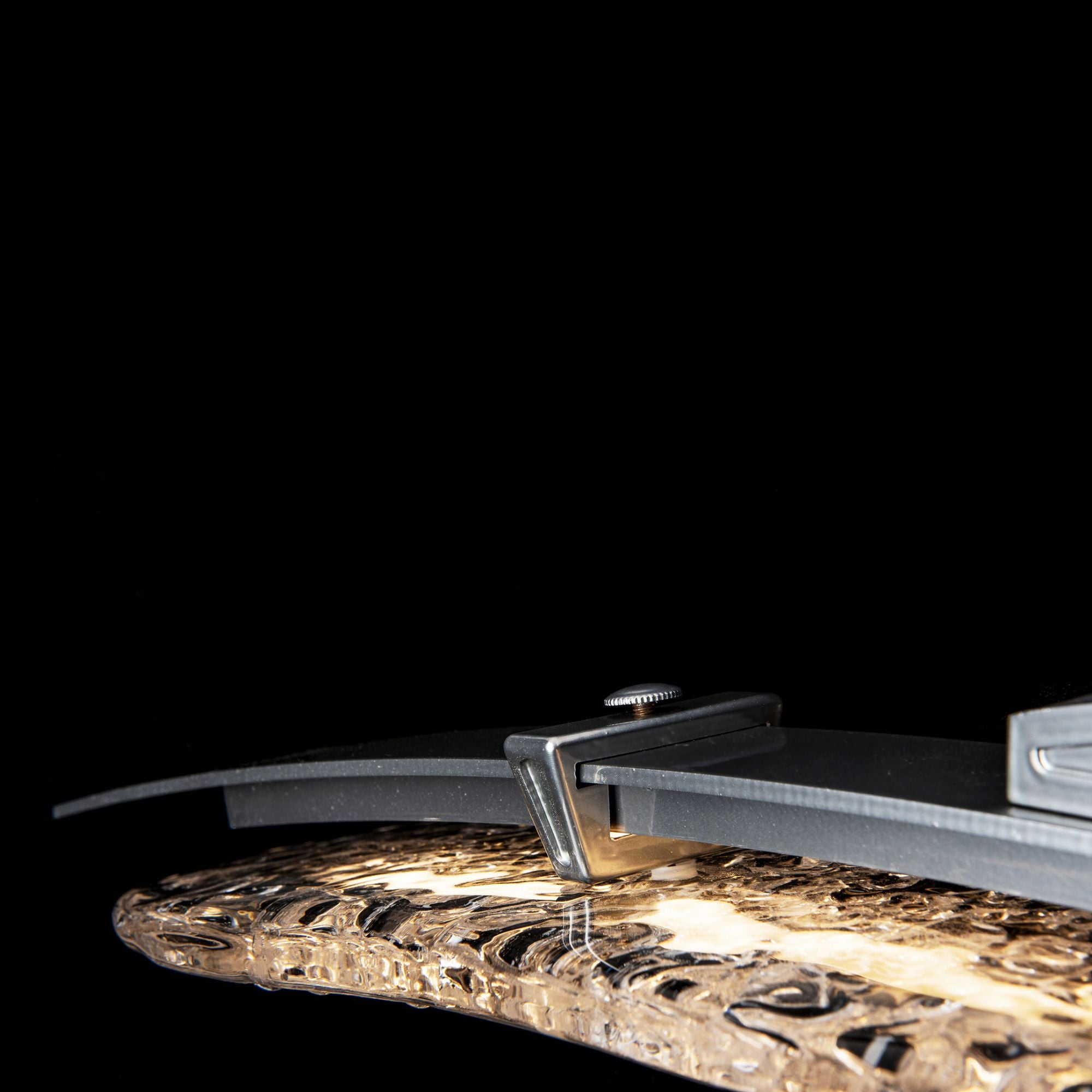 Glissade LED Bath Sconce LED Clear Glass (ZM) in Sterling