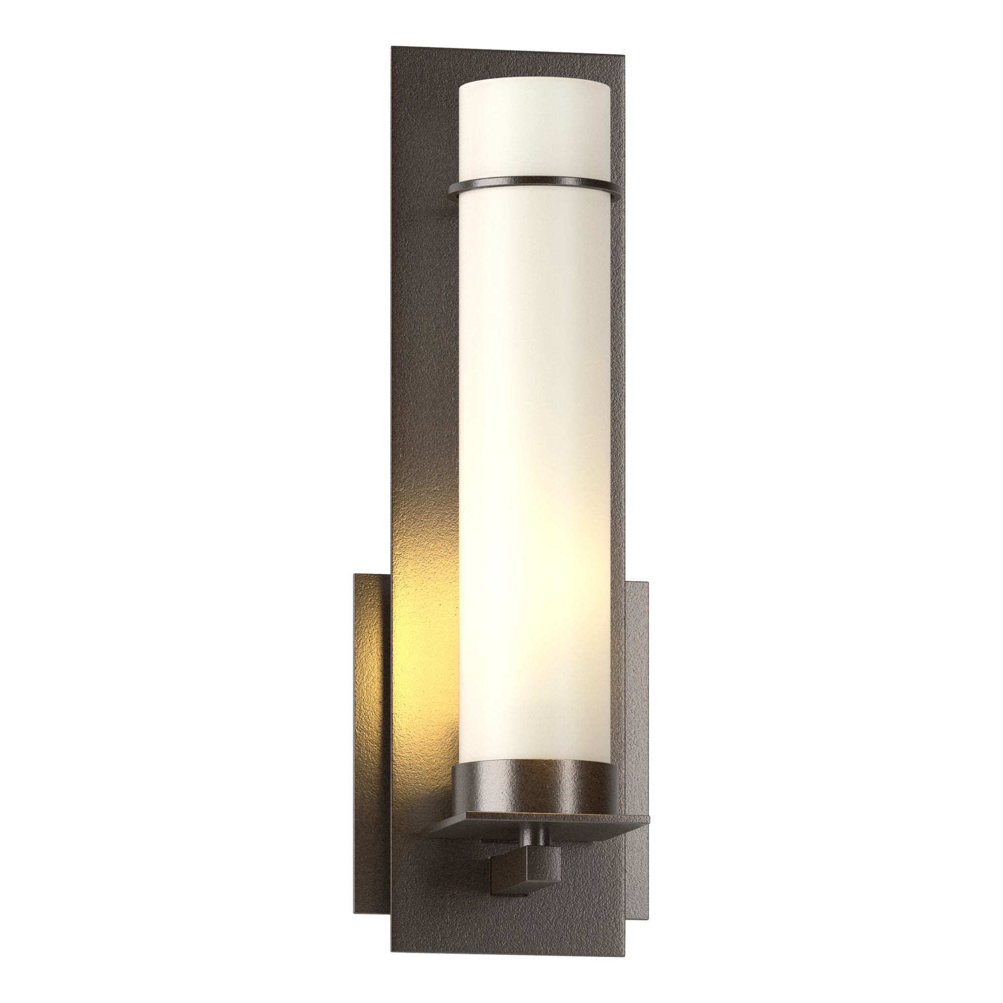 New Town Sconce 1-Light Opal Glass (GG) in Oil Rubbed Bronze