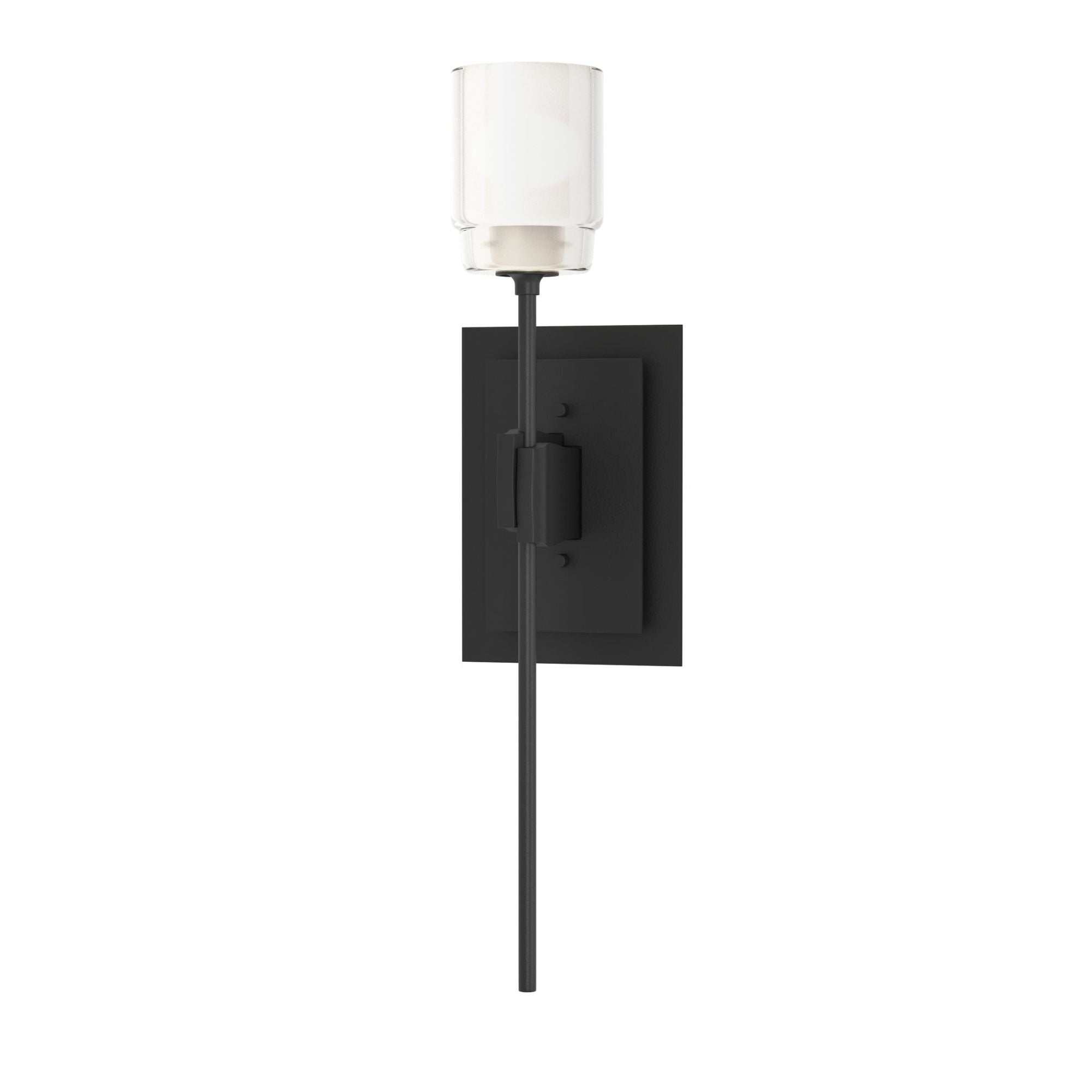 Echo Sconce 1-Light Cast Glass (YC) in Black