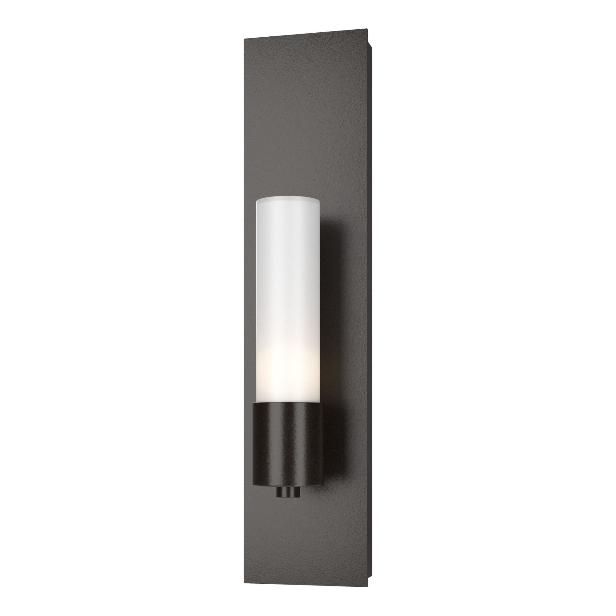 Pillar 1 Light Sconce 1-Light Opal Glass (GG) in Oil Rubbed Bronze