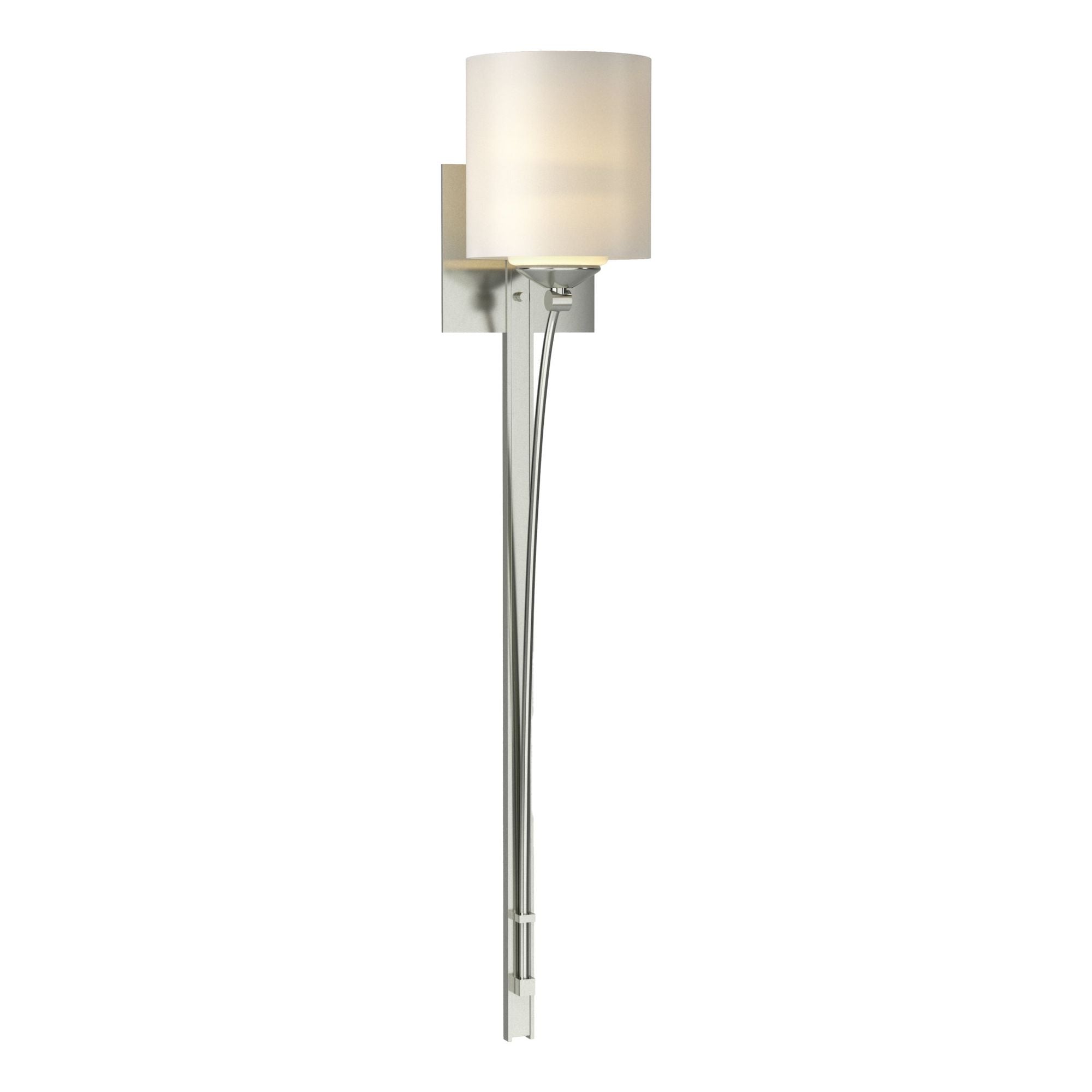 Formae Contemporary 1 Light Sconce 1-Light Opal Glass (GG) in Sterling