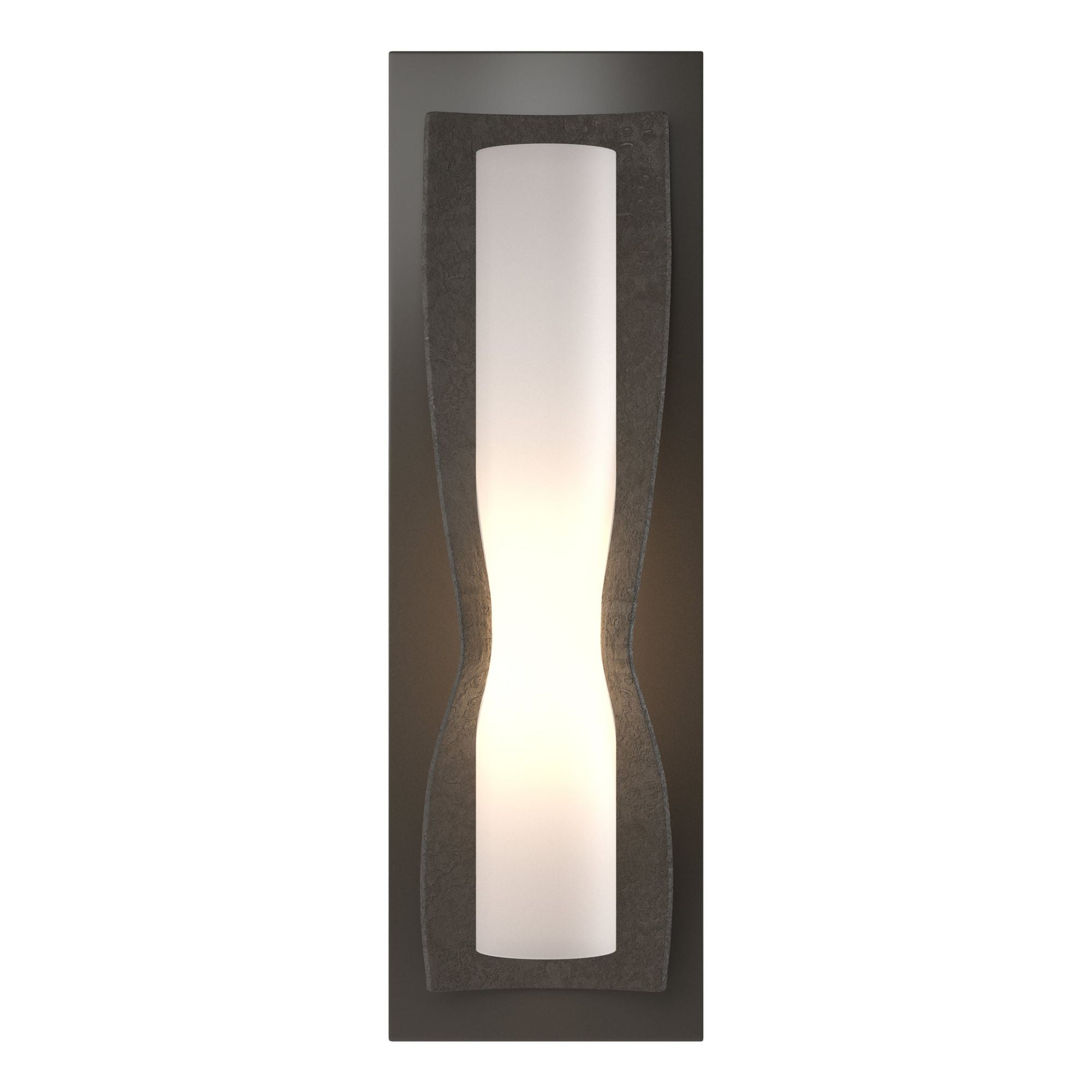 Dune Sconce 1-Light Opal Glass (GG) in Dark Smoke
