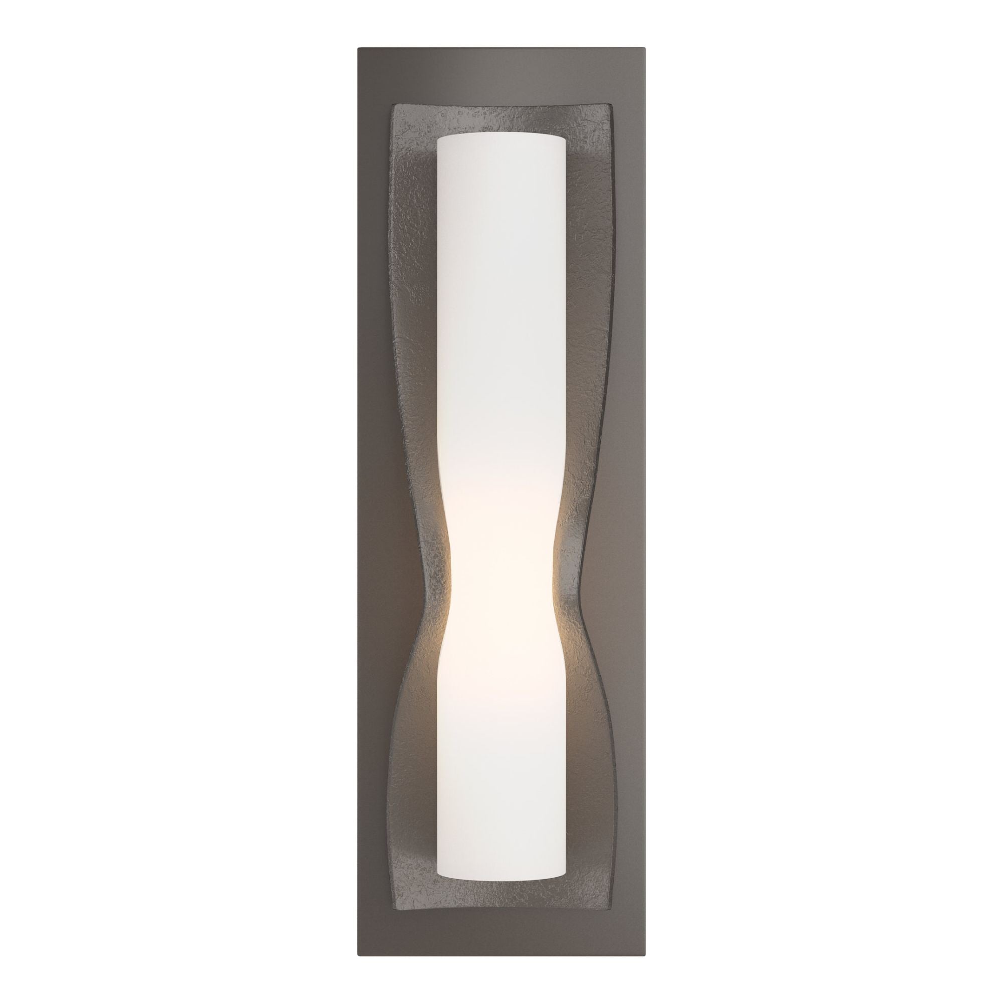 Dune Sconce 1-Light Opal Glass (GG) in Oil Rubbed Bronze