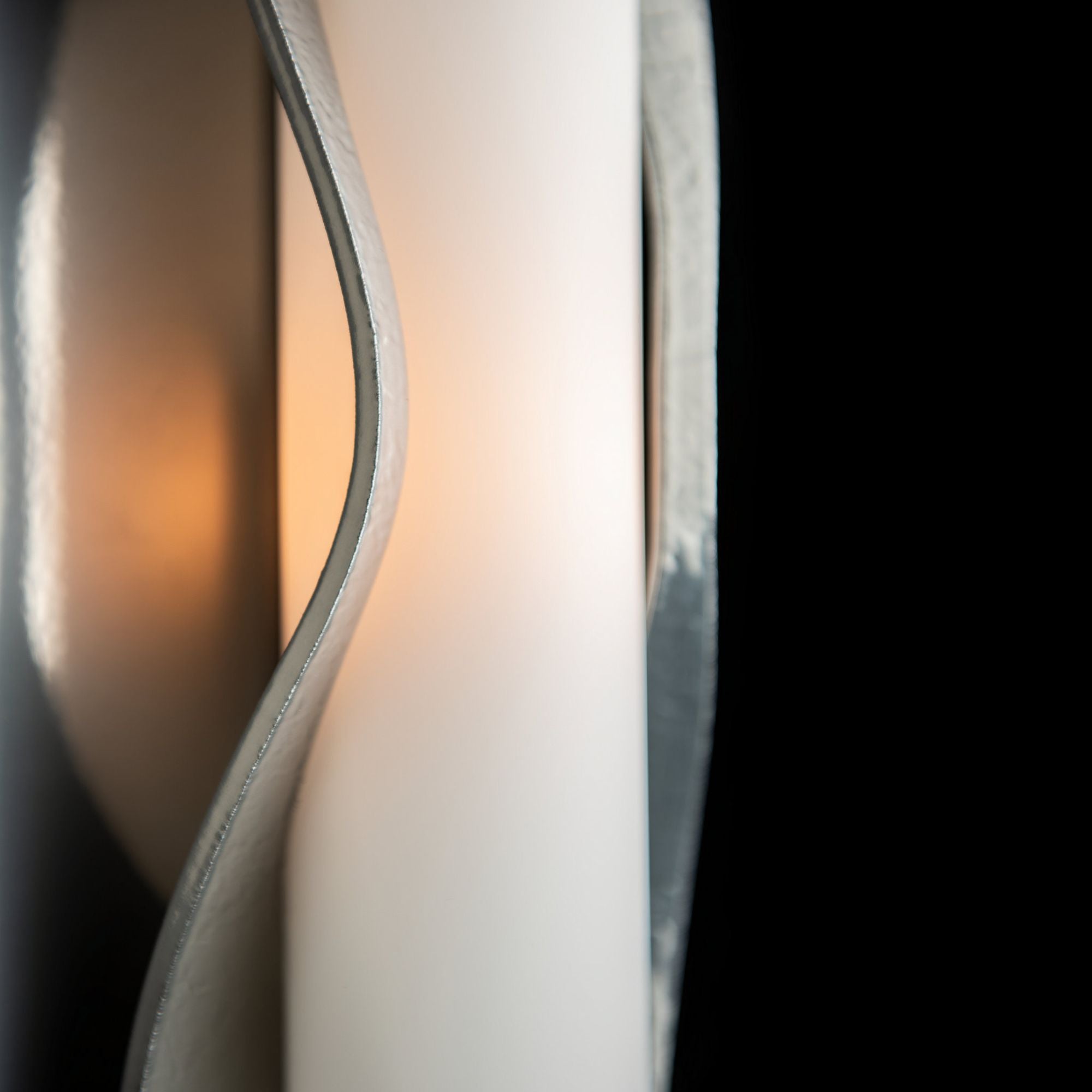 Dune Sconce 1-Light Opal Glass (GG) in Sterling