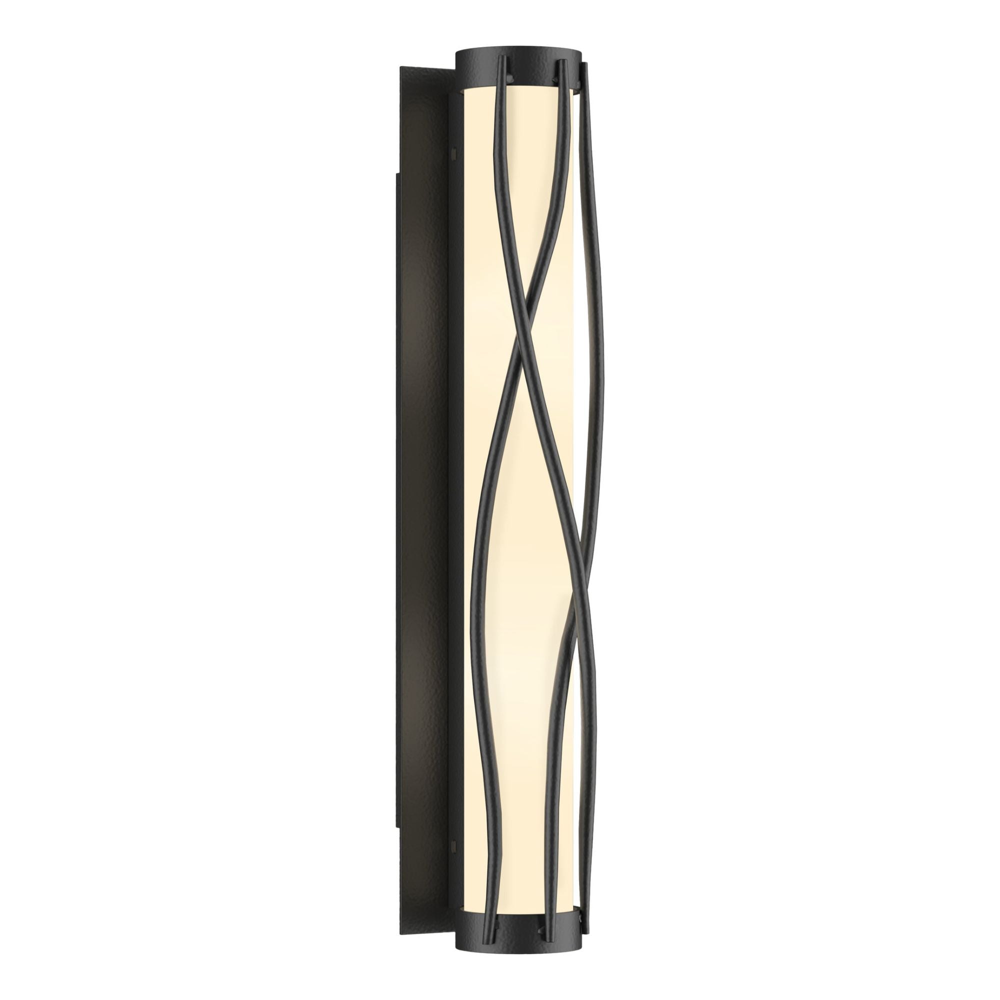 Twine Sconce 4-Light Opal Glass (GG) in Black