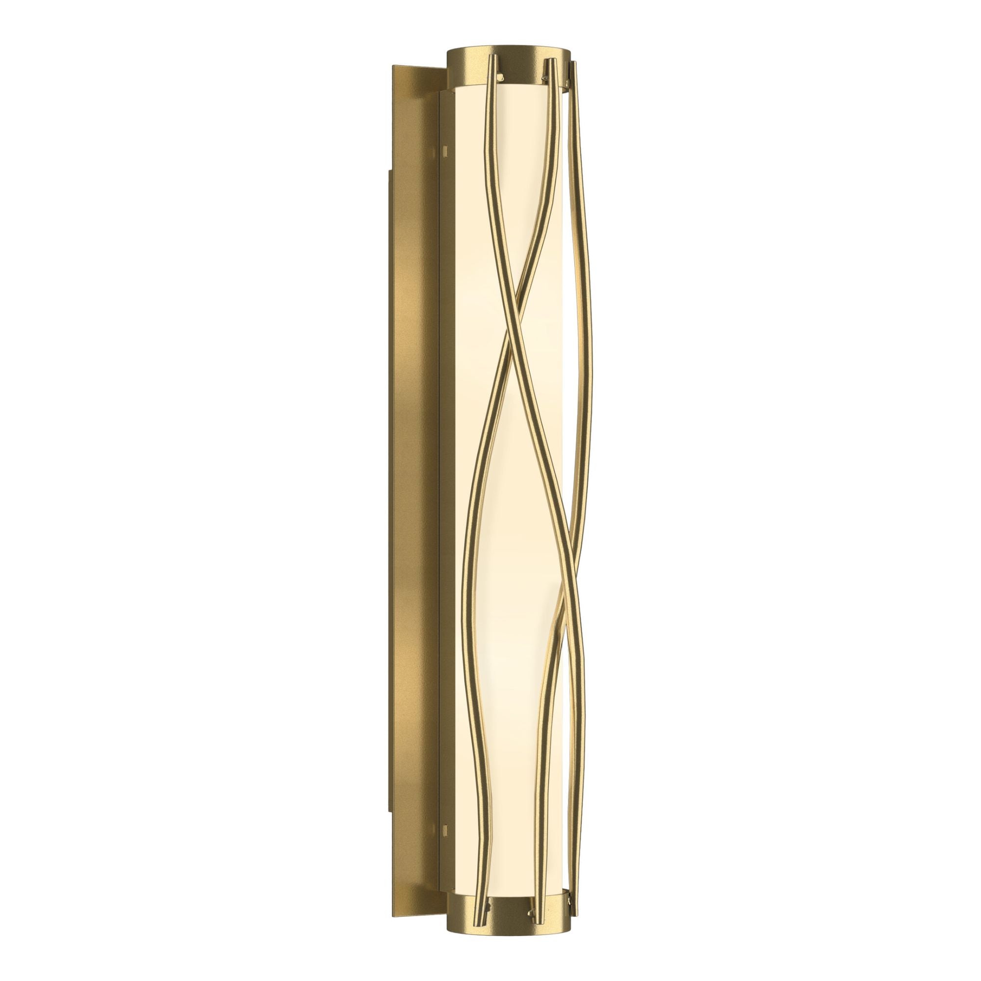 Twine Sconce 4-Light Opal Glass (GG) in Modern Brass
