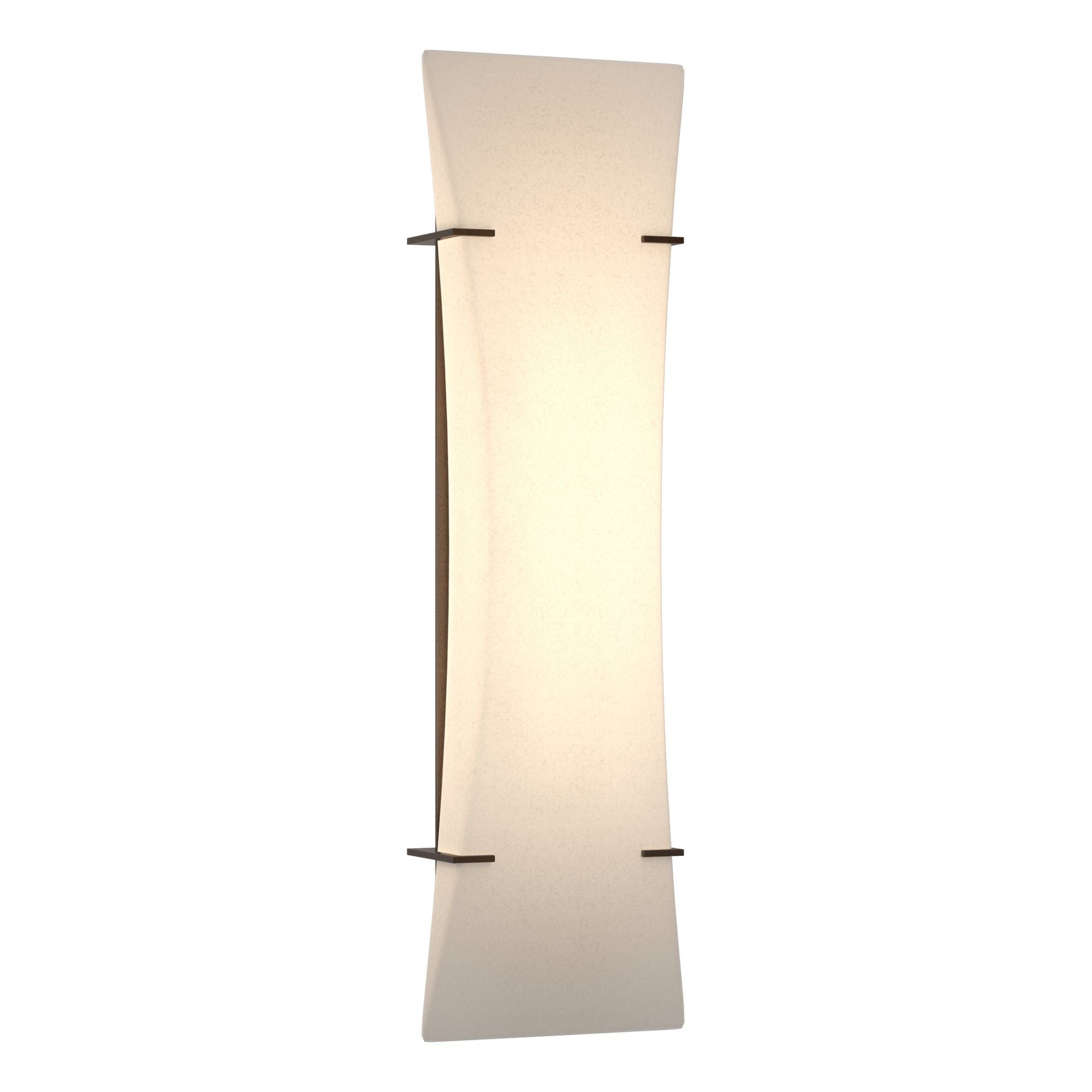 Bento Sconce LED Spun Frost (SH) in Oil Rubbed Bronze