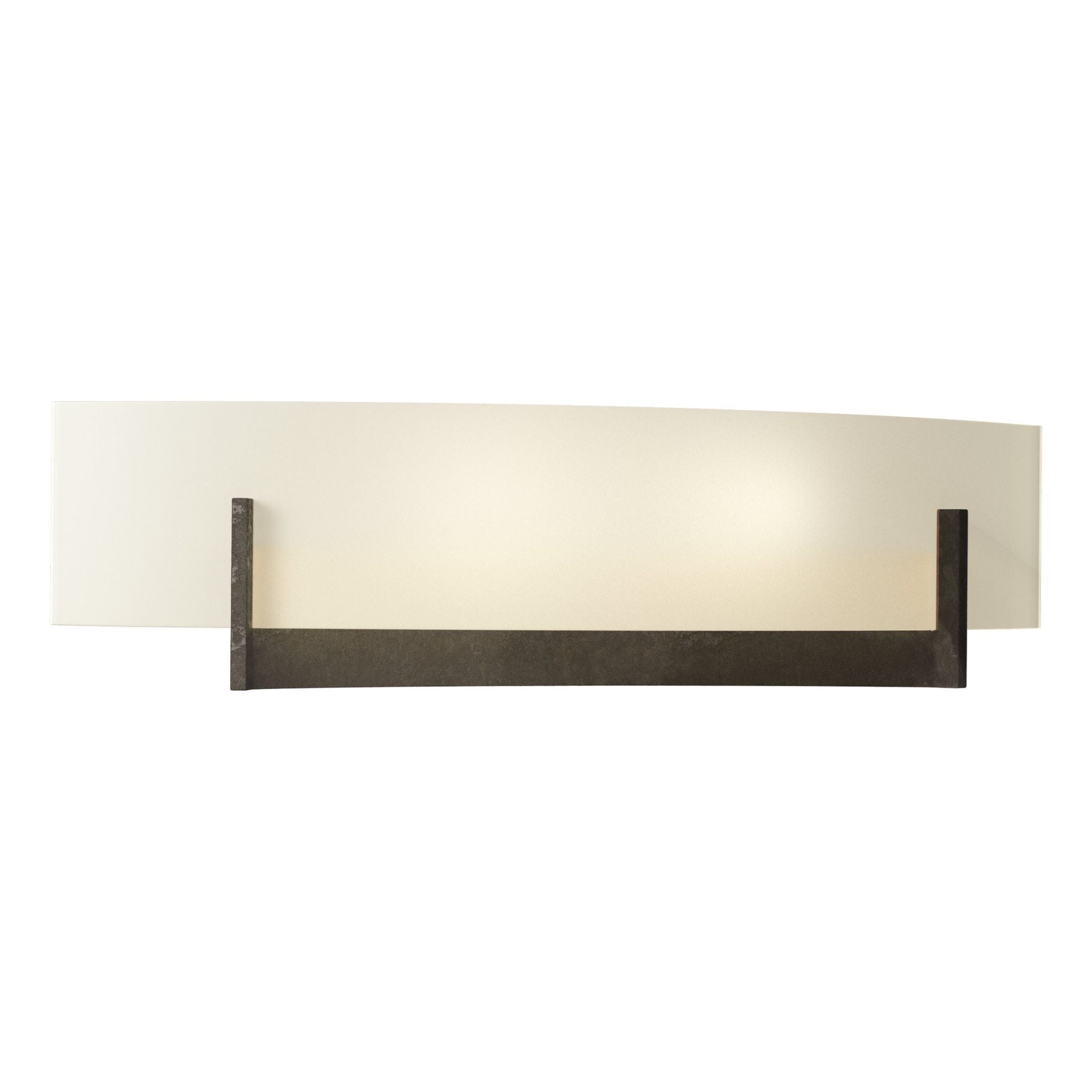 Axis Sconce 2-Light Opal Glass (GG) in Dark Smoke