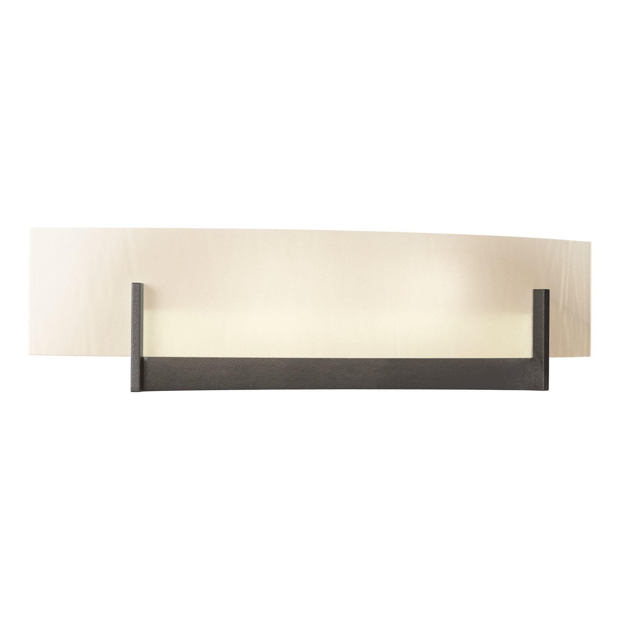 Axis Sconce 2-Light White Art Glass (BB) in Oil Rubbed Bronze