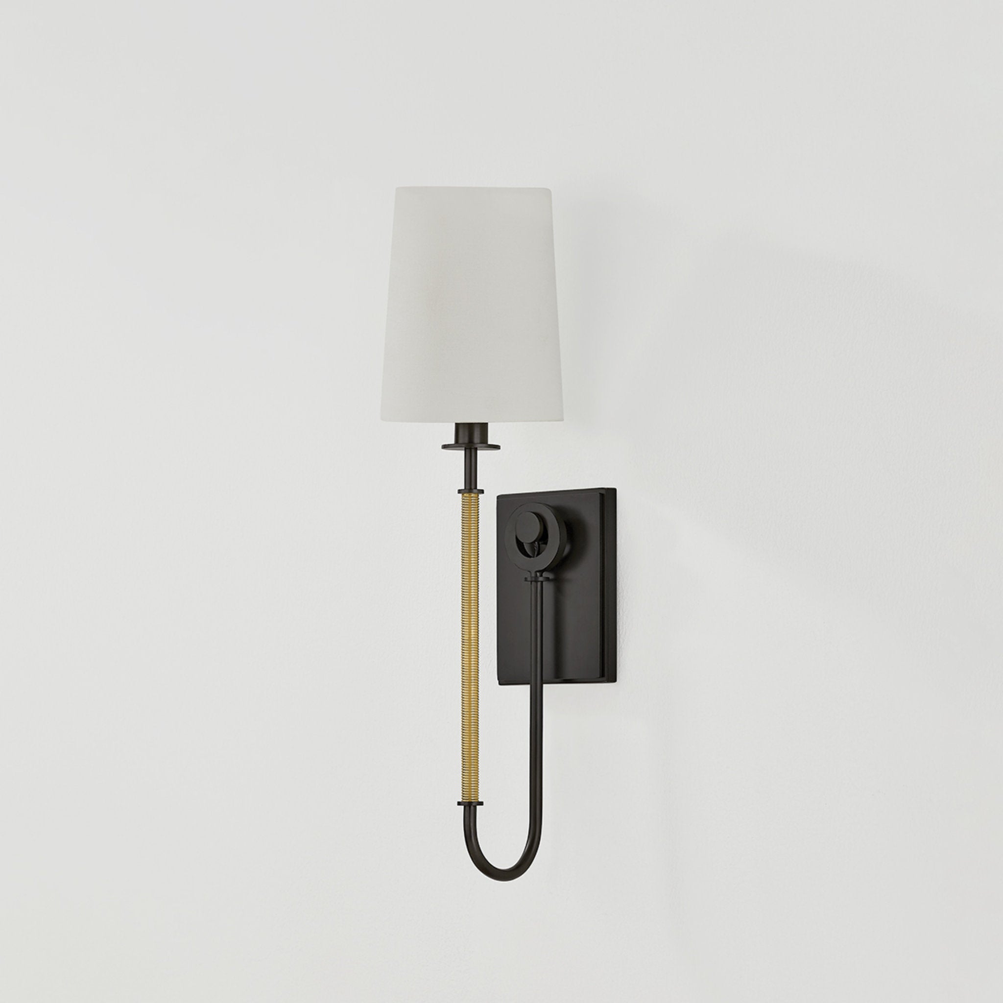 Glenmont 1-Light Wall Sconce in Aged Brass 5.25W x 20.5H (2071-AGB/DB)