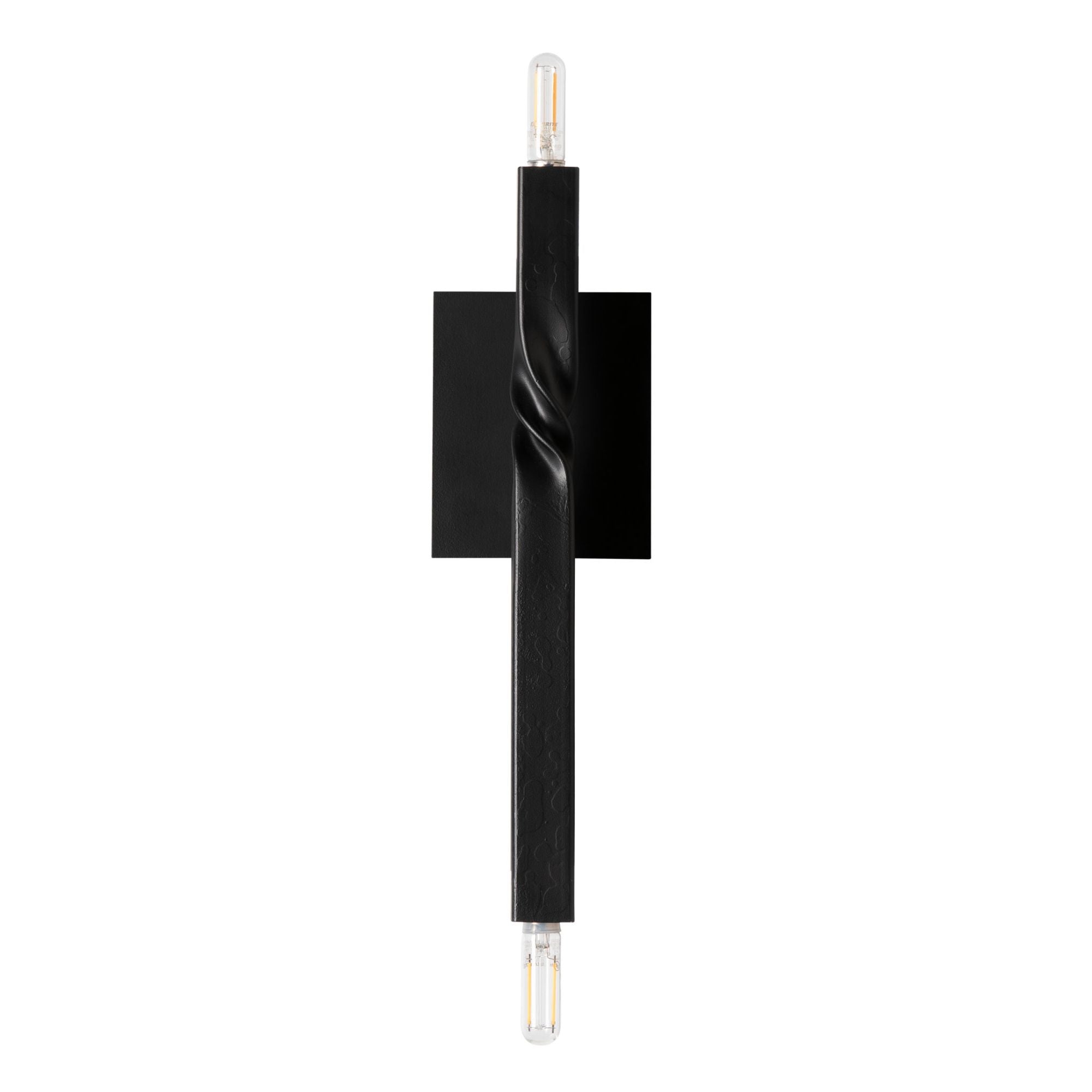 Helix Sconce 2-Light in Black